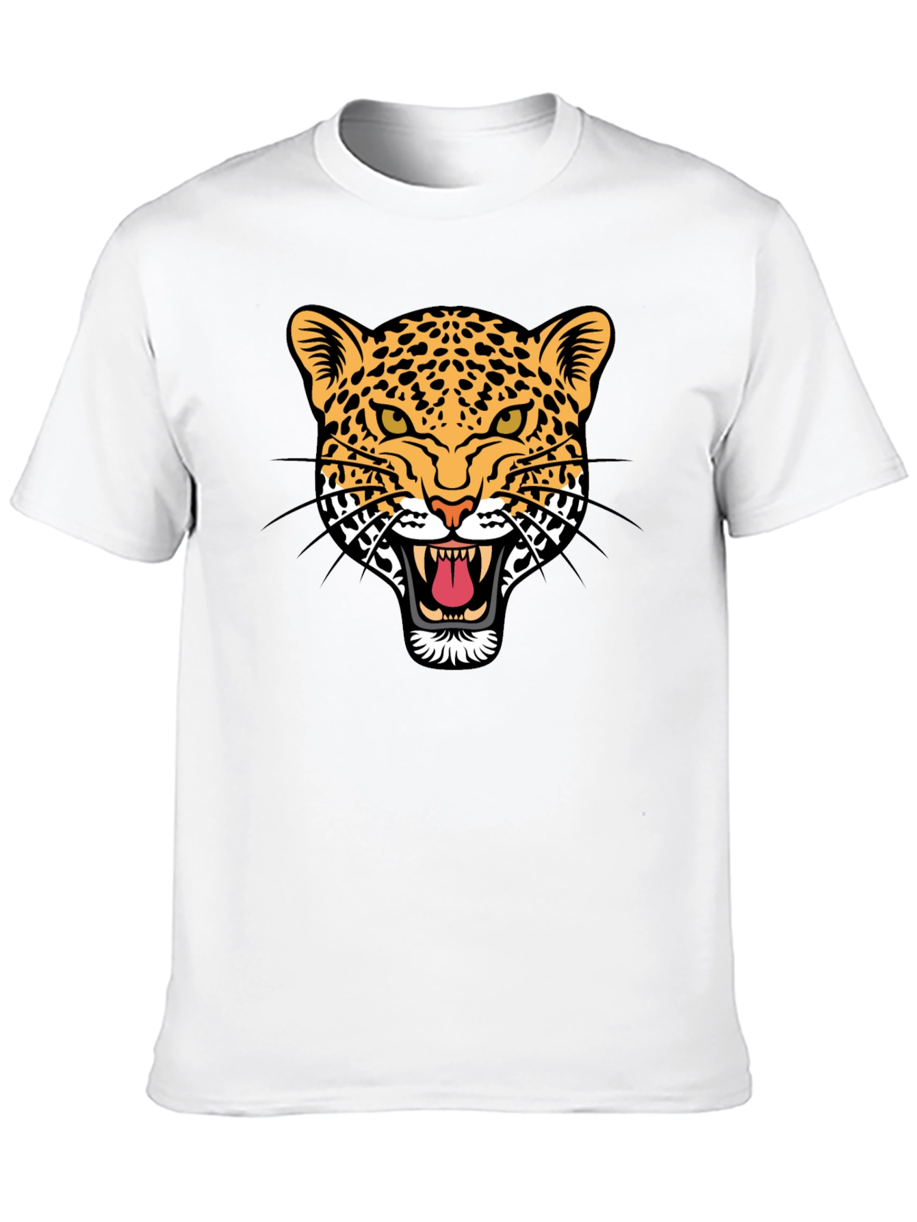 Bold Leopard Graphic T-Shirt