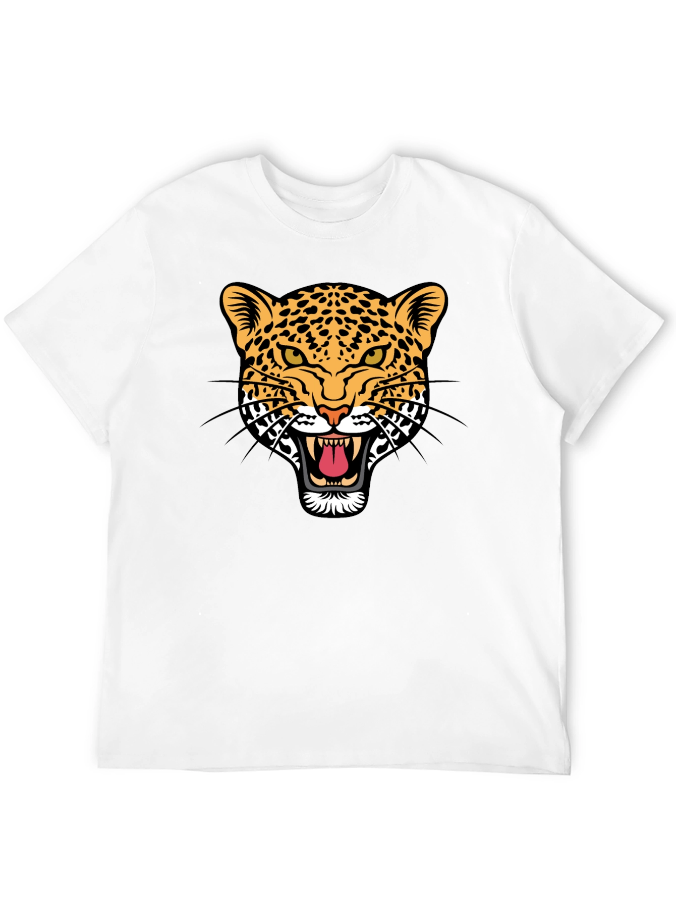 Bold Leopard Graphic T-Shirt