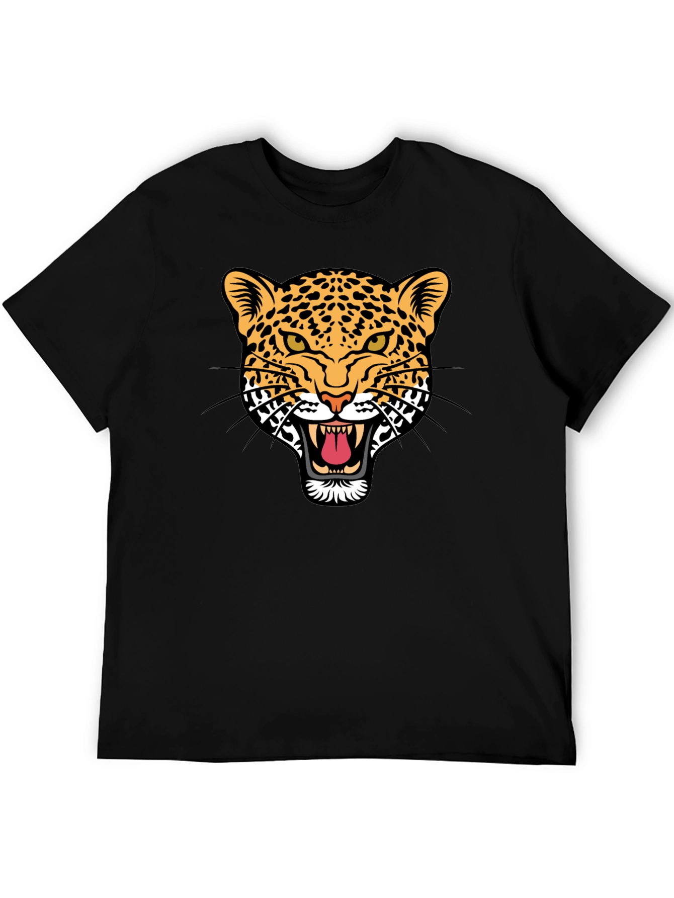 Bold Leopard Graphic T-Shirt