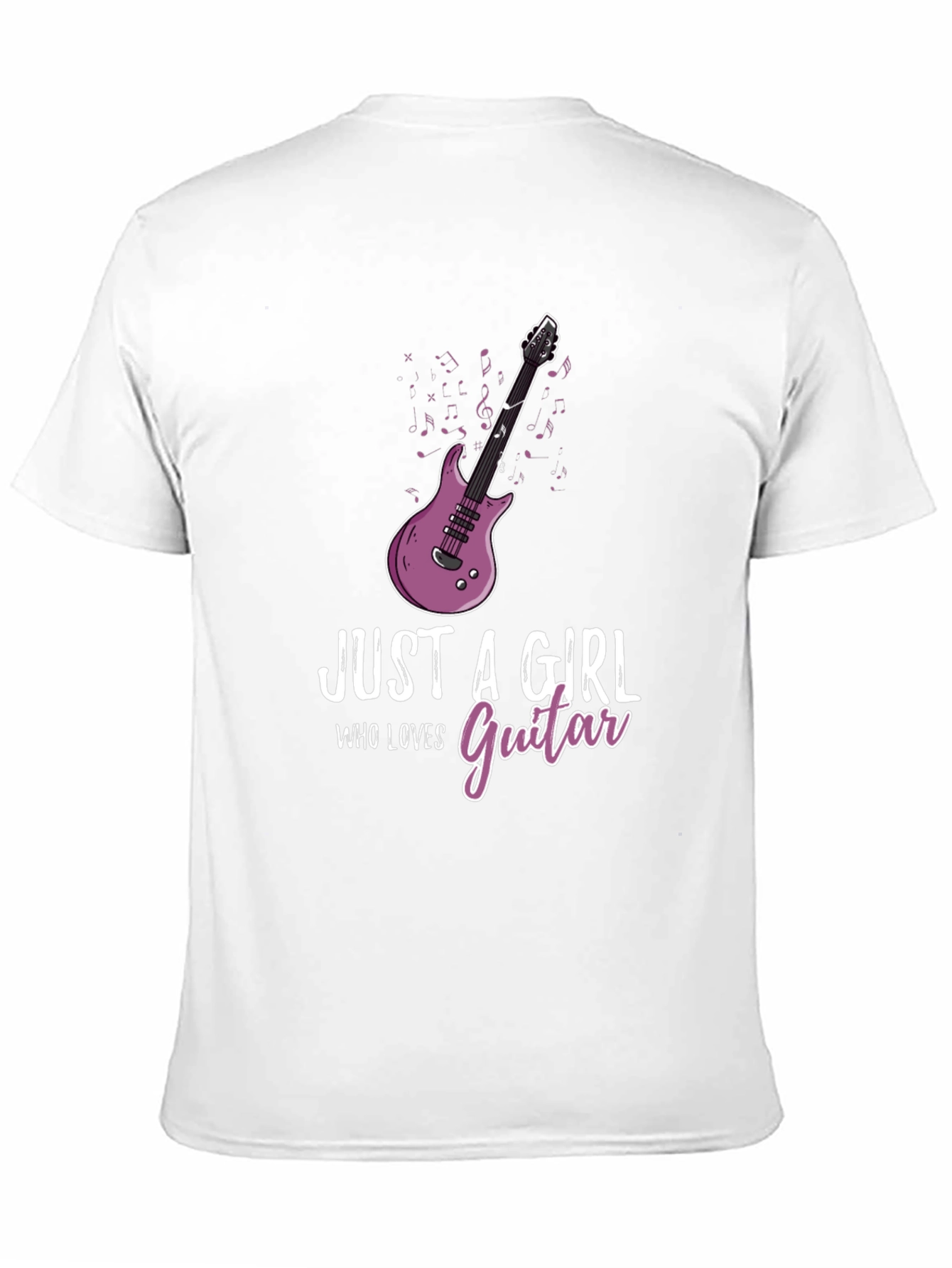 Just a Girl Who Loves Guitar - Graphic T-Shirt