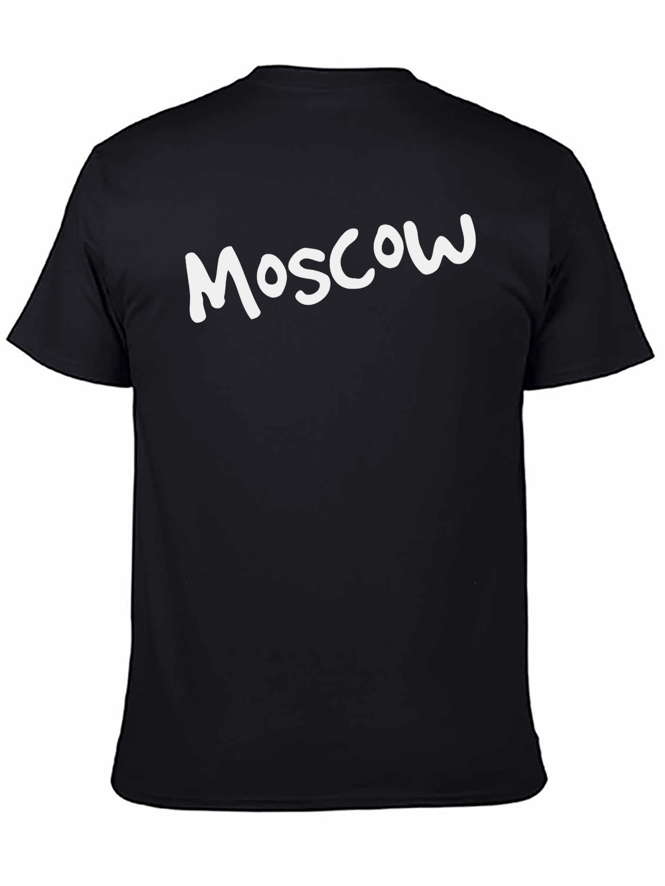 Moscow Graphic T-Shirt - Black Cotton Tee