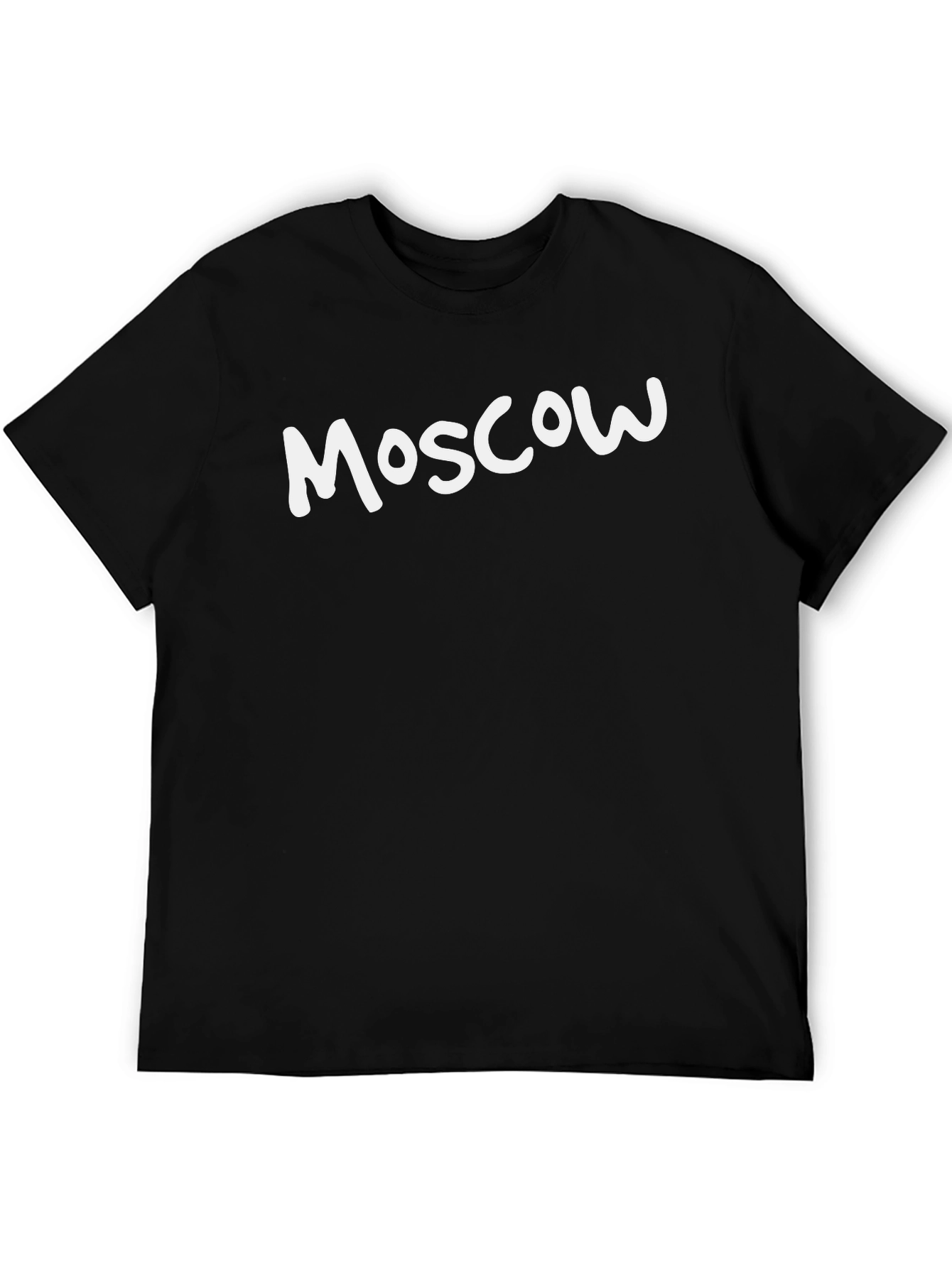 Moscow Graphic T-Shirt - Black Cotton Tee