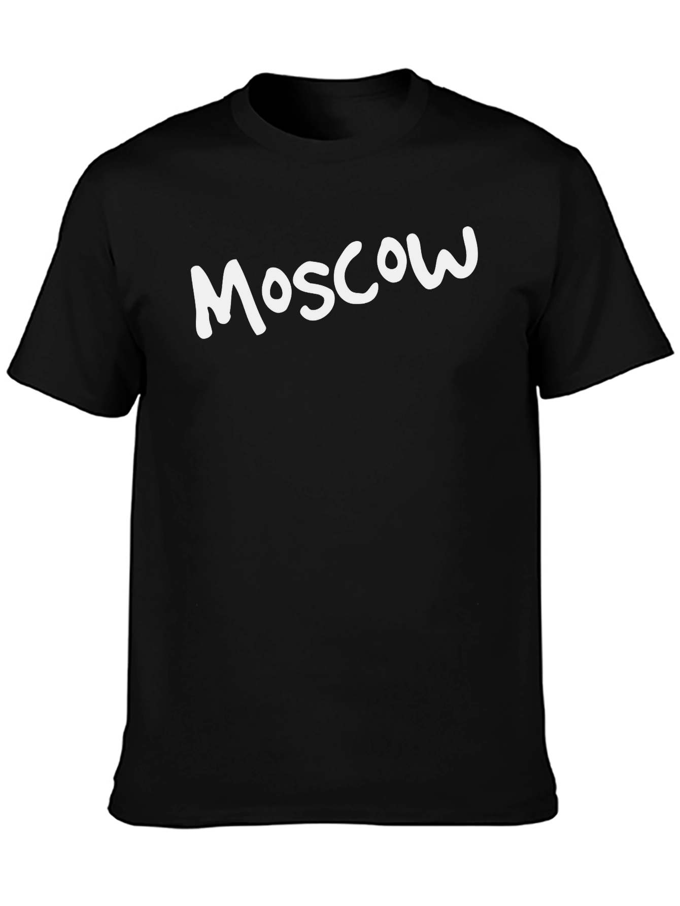 Moscow Graphic T-Shirt - Black Cotton Tee