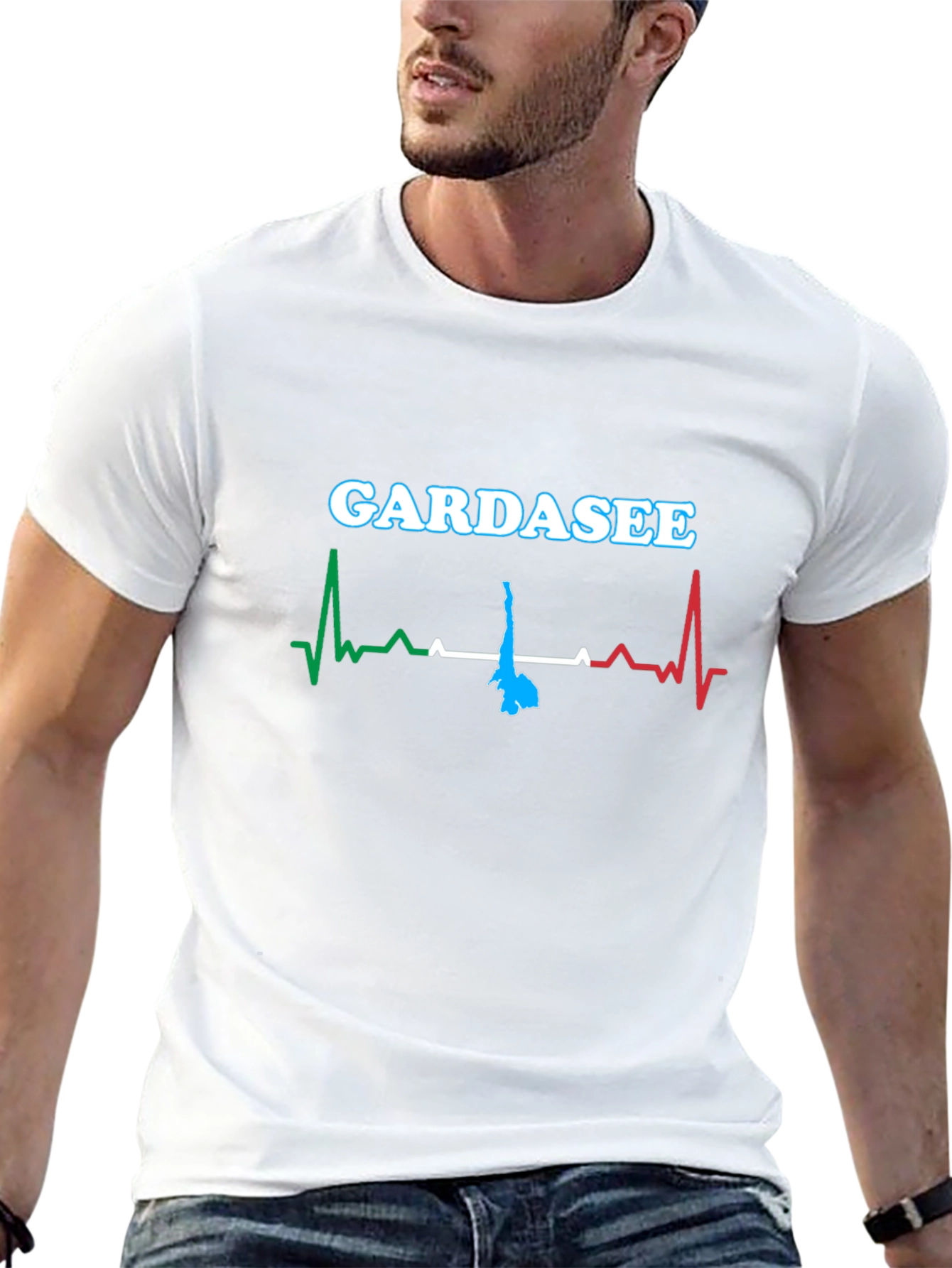 Gardasee Heartbeat T-Shirt