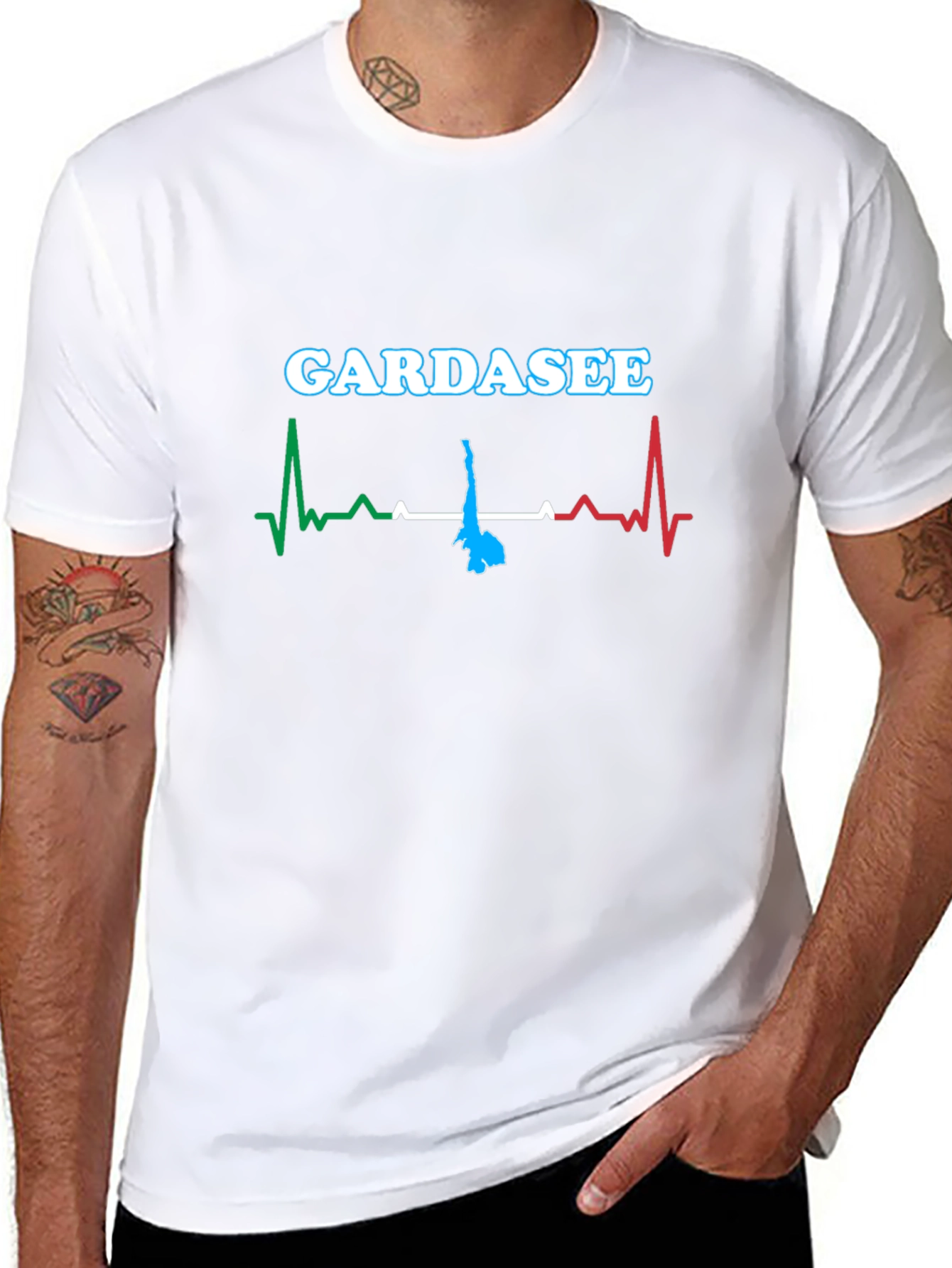 Gardasee Heartbeat T-Shirt