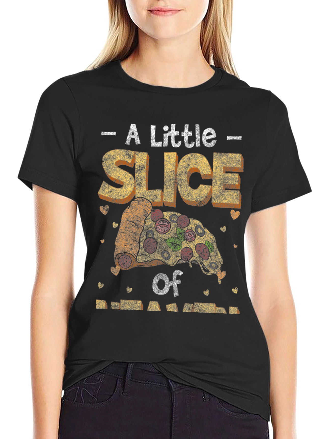 Pizza Slice Graphic Tee - Foodie T-Shirt