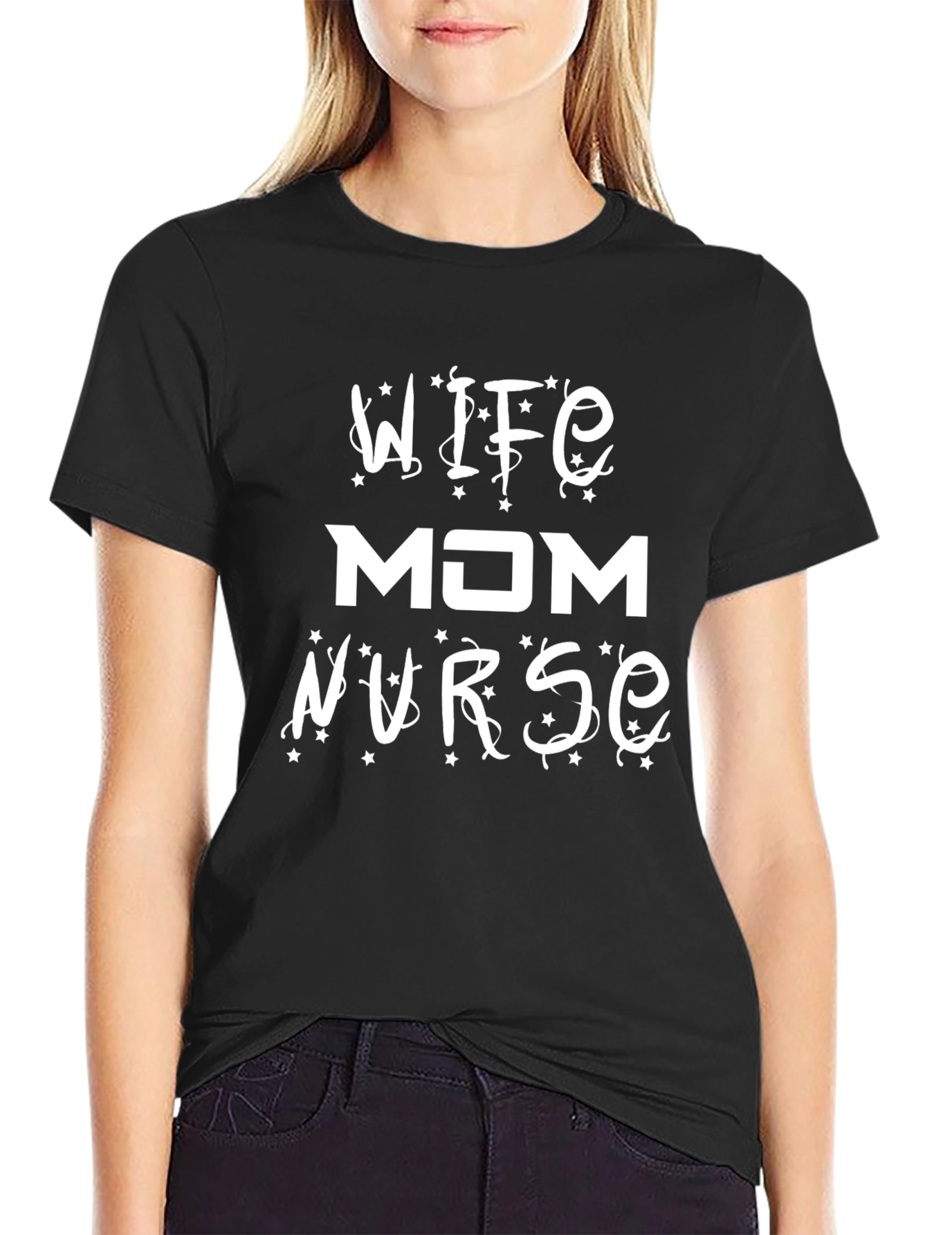 Wife Mom Nurse Graphic Tee