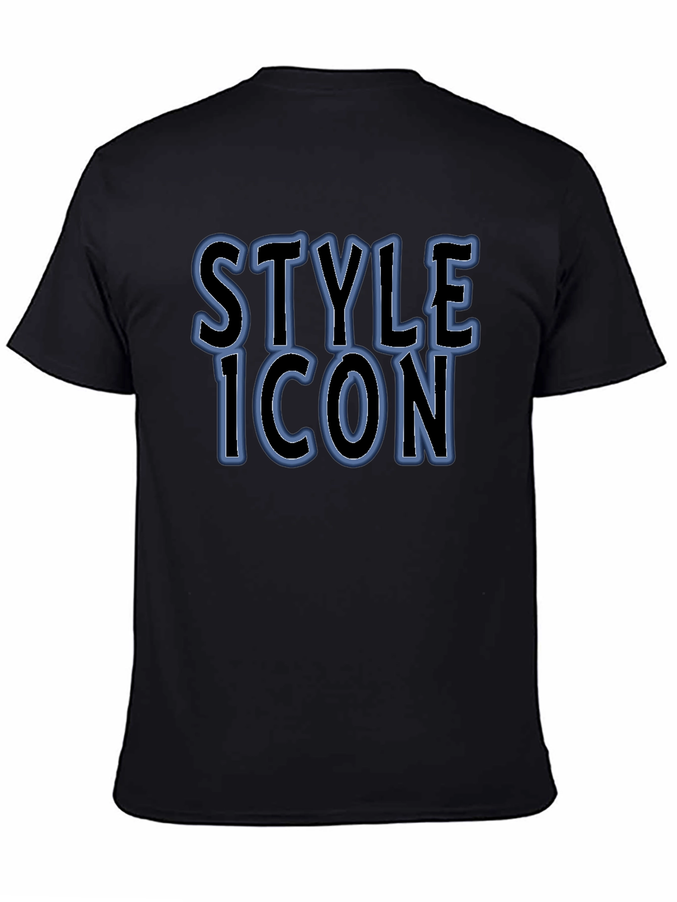 Style Icon Black Graphic Tee