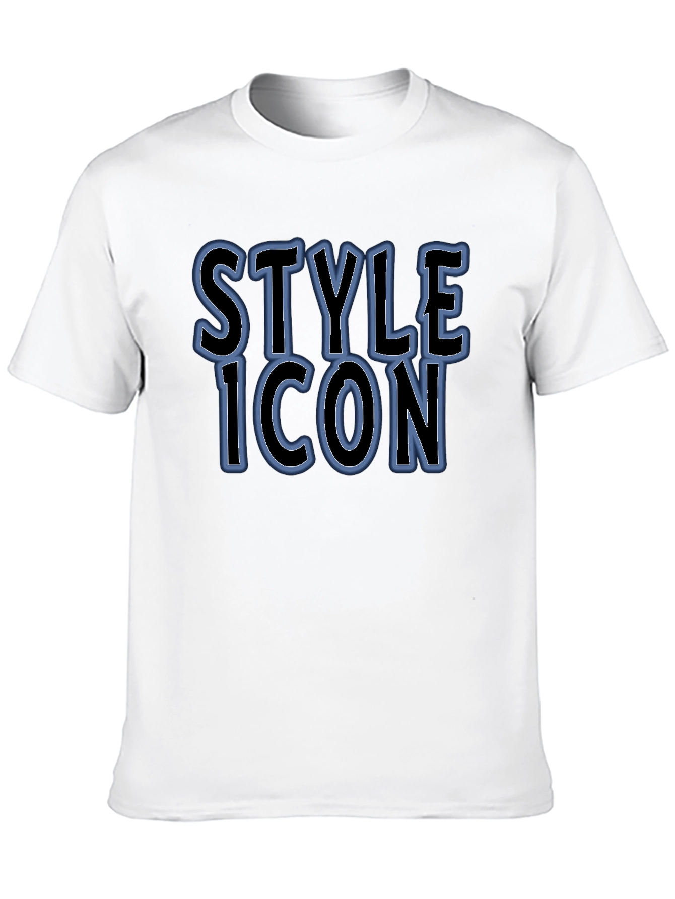 Style Icon Black Graphic Tee