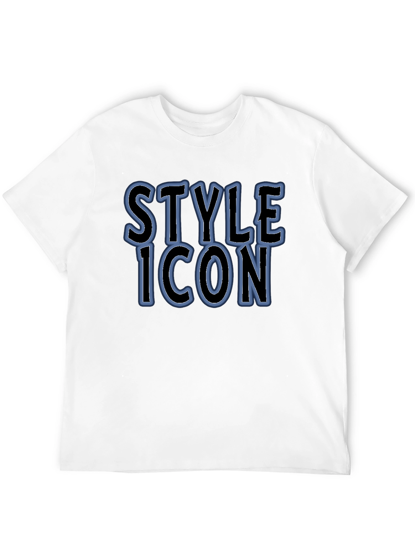 Style Icon Black Graphic Tee