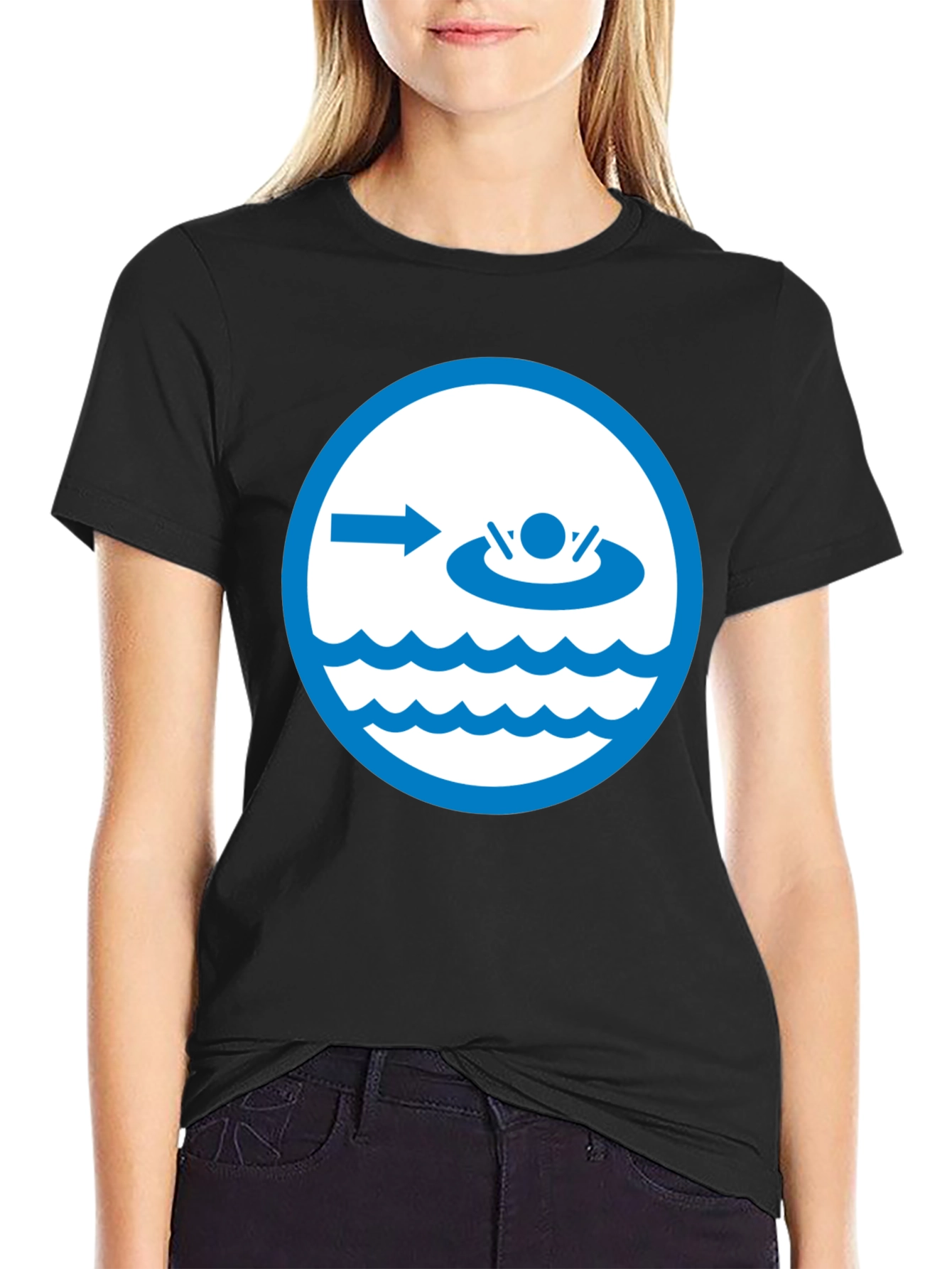 Funny Swim Safety T-Shirt - Wearable Humor
