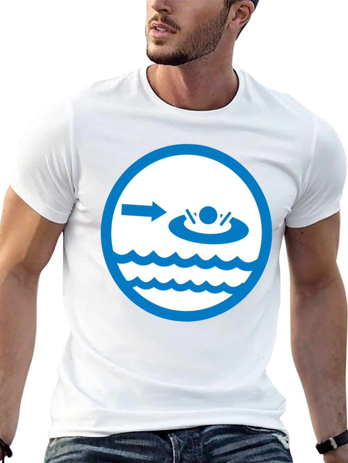 Funny Swim Safety T-Shirt - Wearable Humor