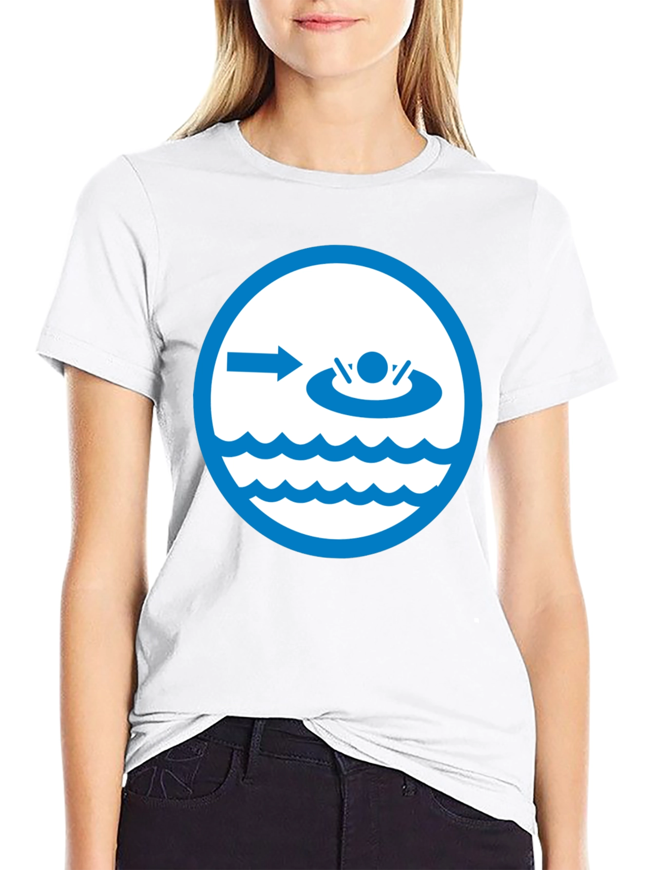 Funny Swim Safety T-Shirt - Wearable Humor
