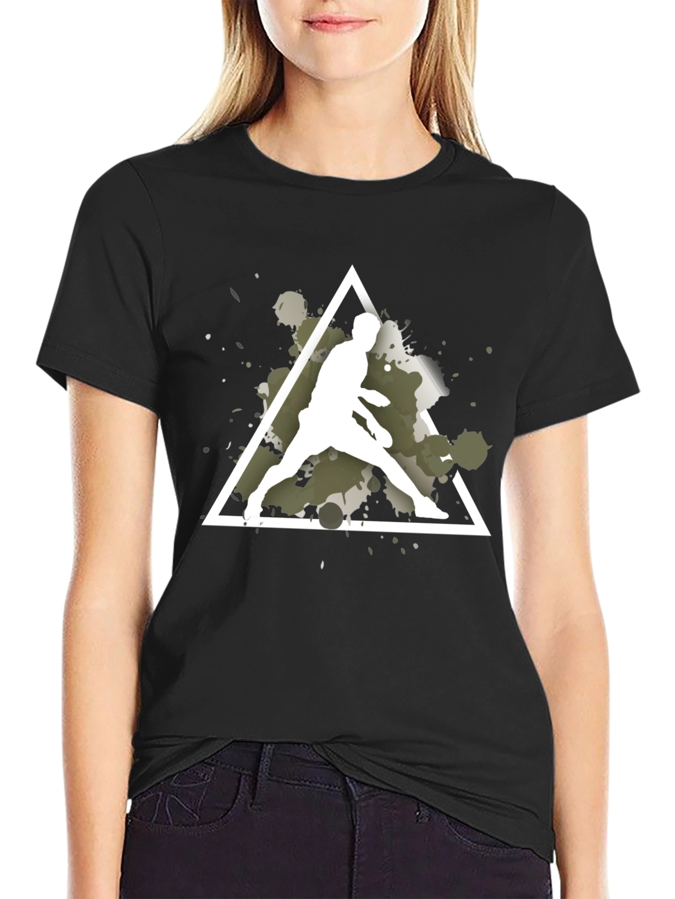 Abstract Athlete Tee
