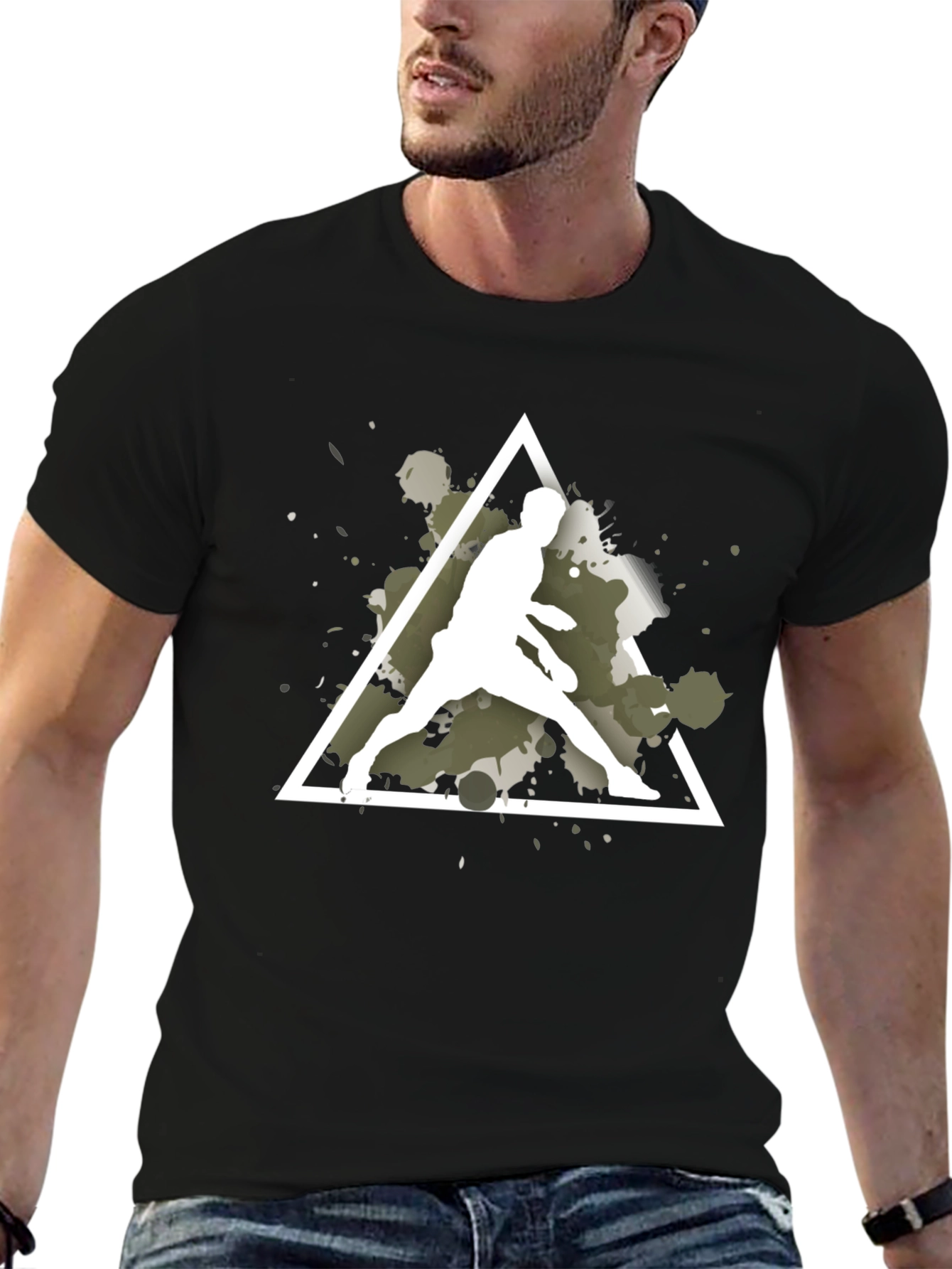 Abstract Athlete Tee