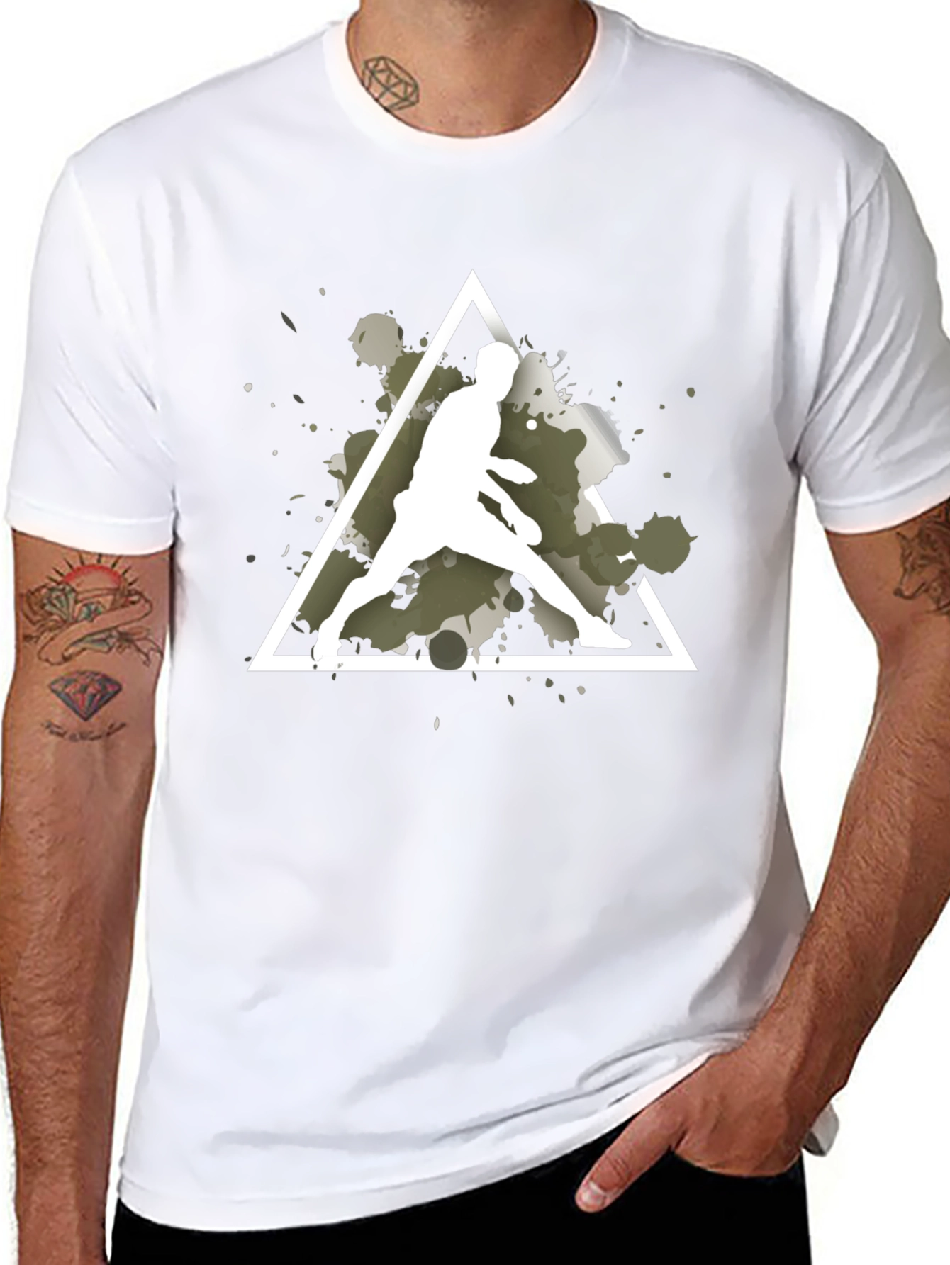 Abstract Athlete Tee