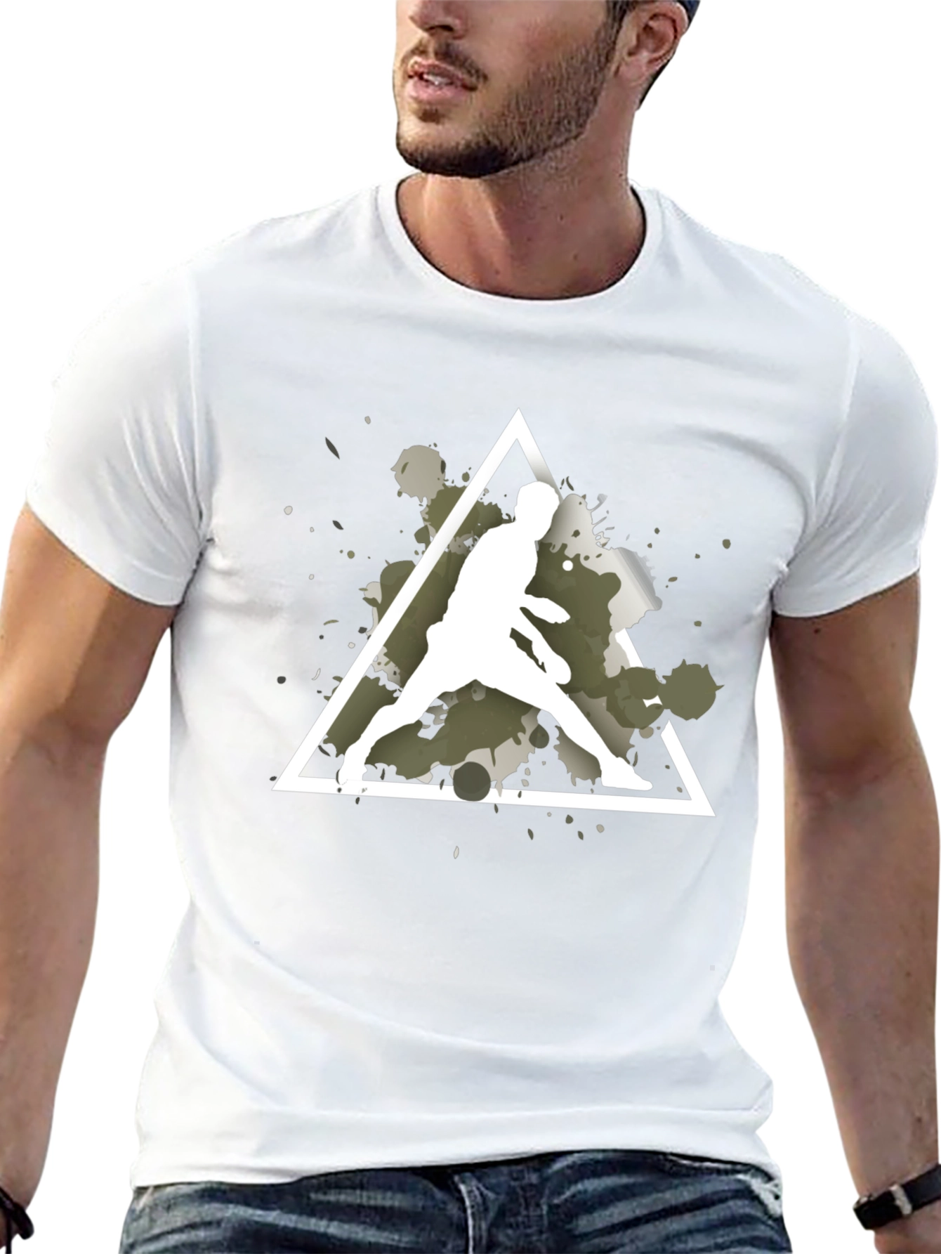 Abstract Athlete Tee