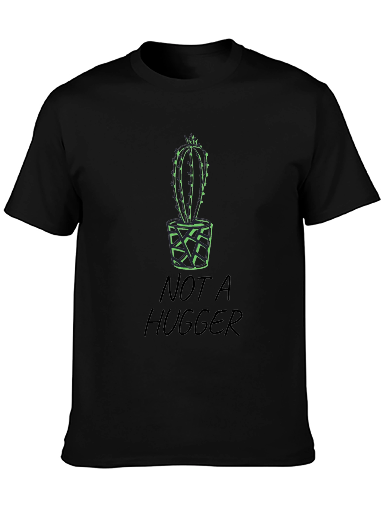 Not a Hugger Cactus Tee