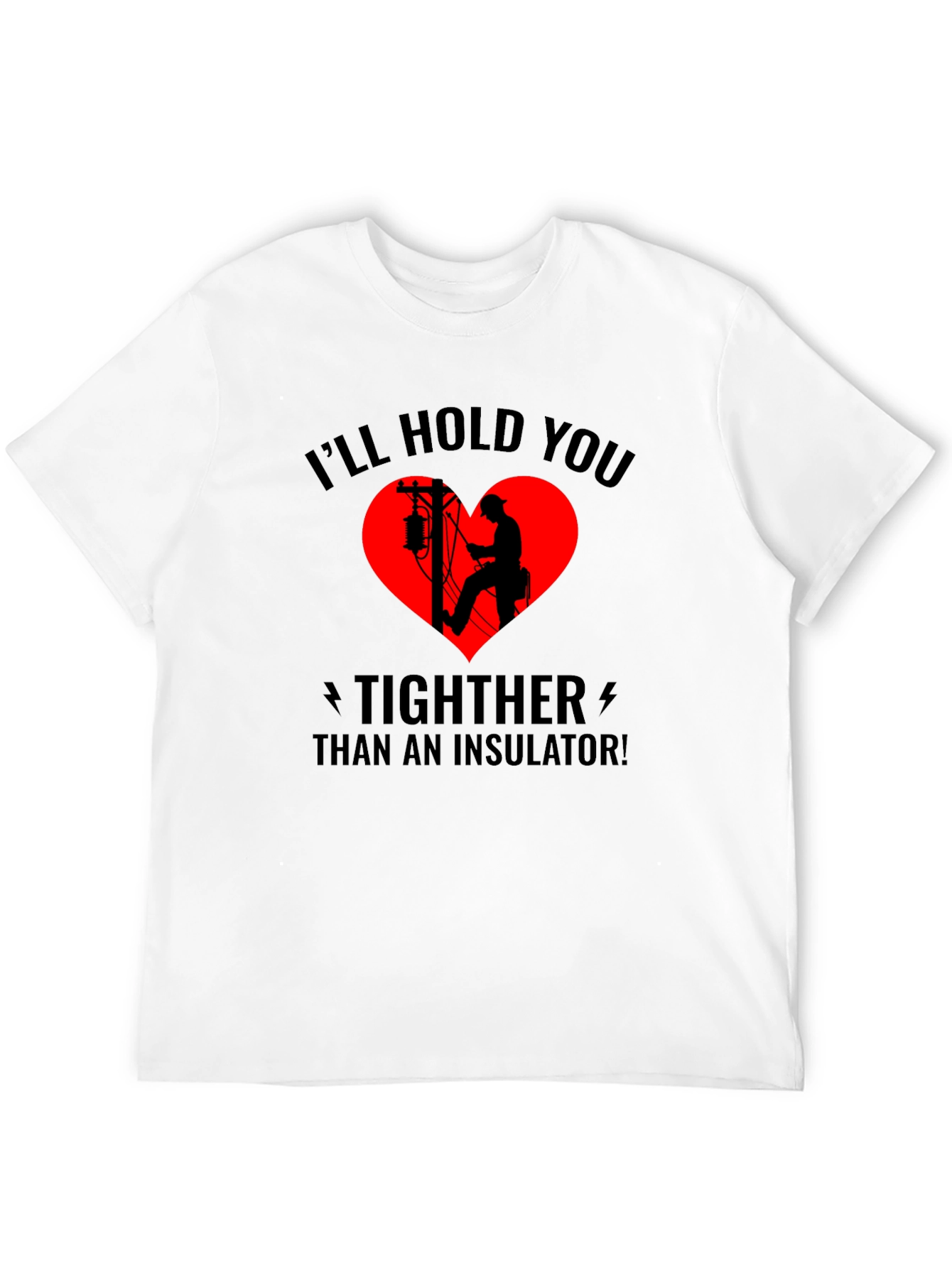 Electrician Love Black T-Shirt