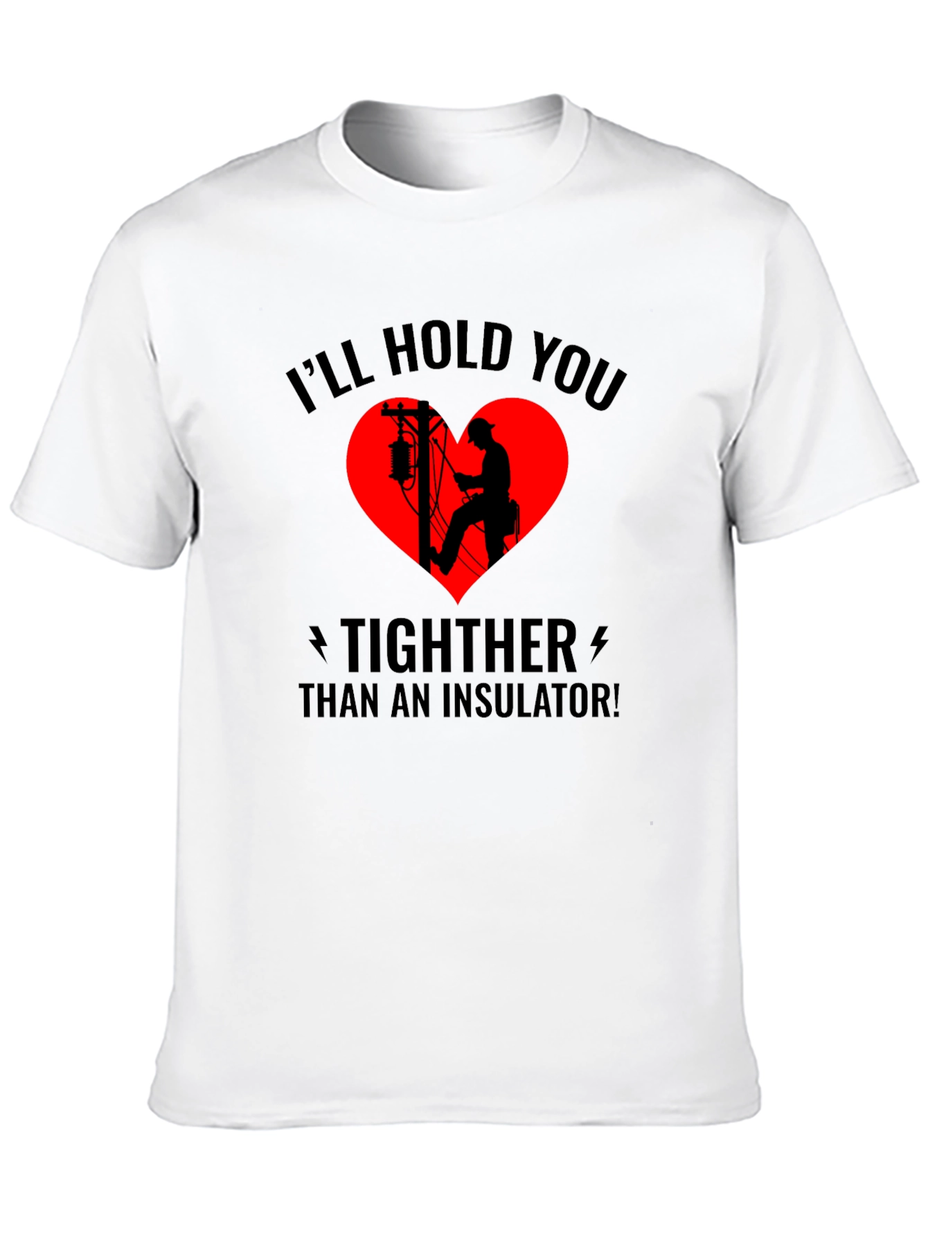 Electrician Love Black T-Shirt