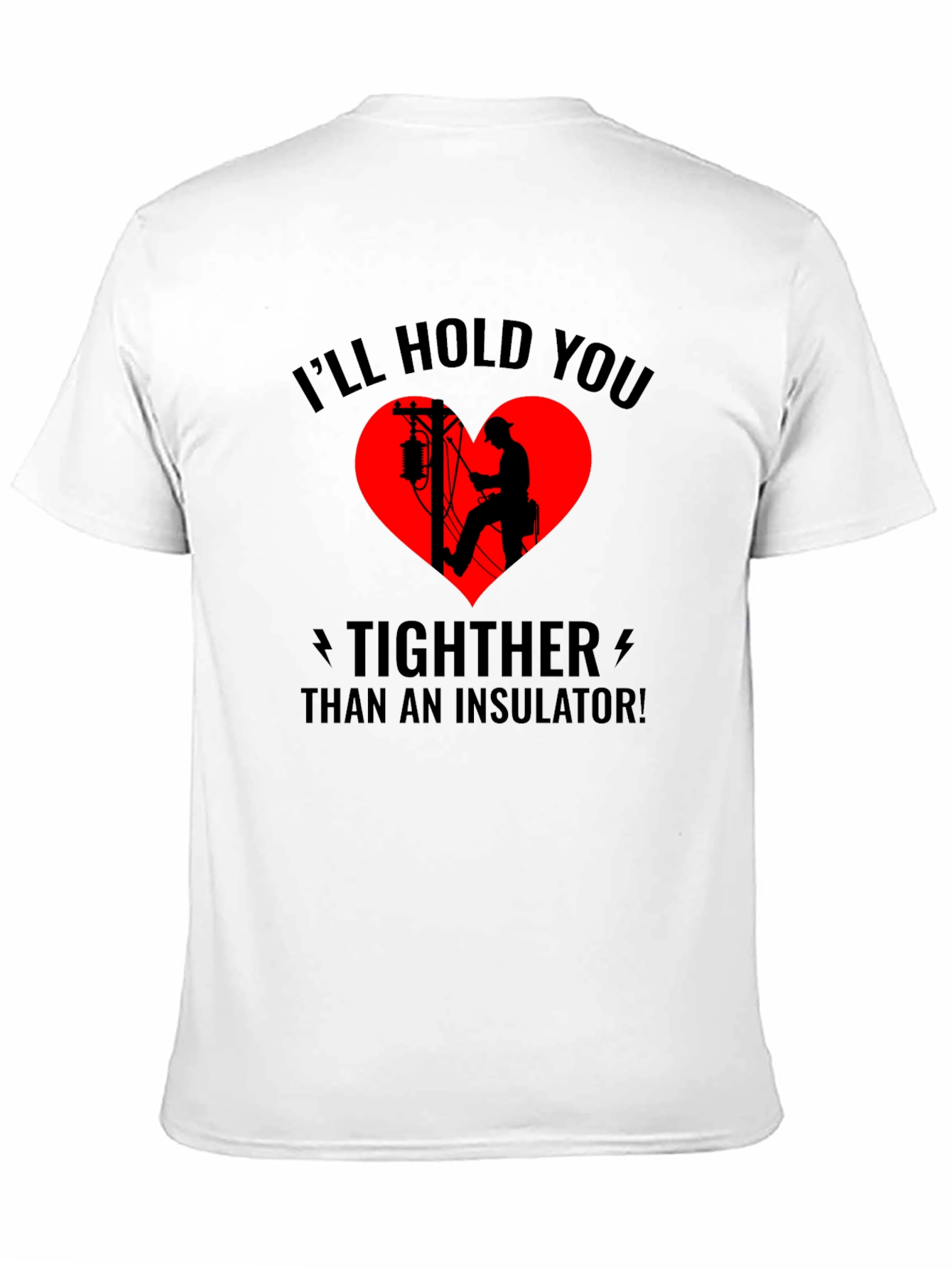 Electrician Love Black T-Shirt