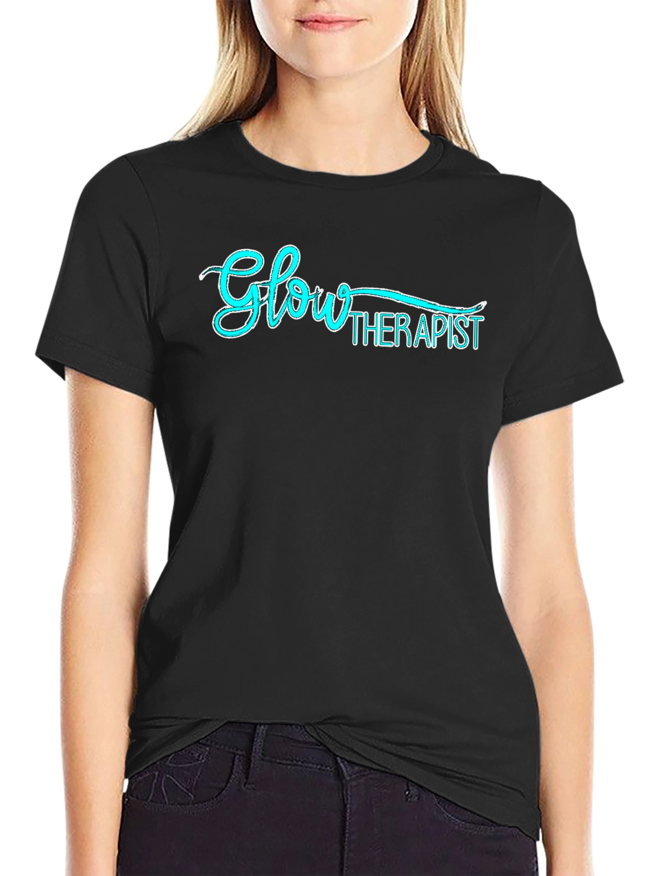 Glow Therapist Graphic Tee - Stylish & Comfortable