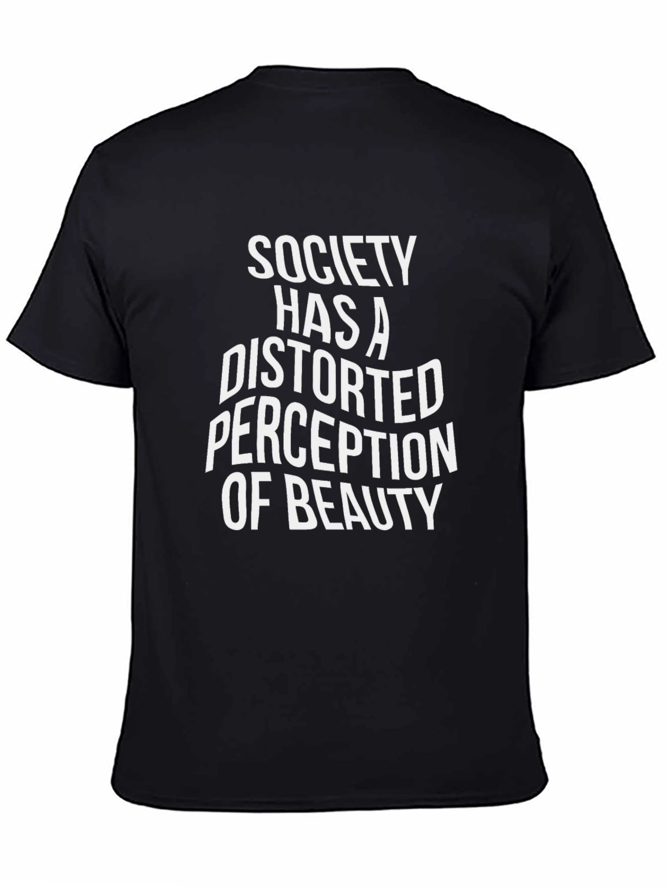 Distorted Perception T-Shirt - Black Graphic Tee