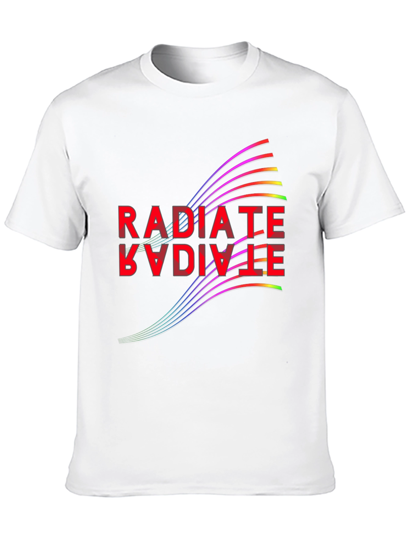 Radiate Positive Vibes Black Graphic Tee