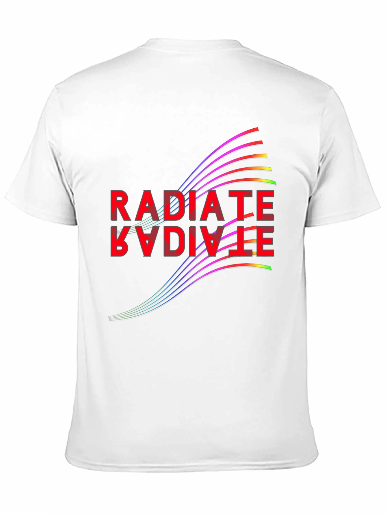 Radiate Positive Vibes Black Graphic Tee