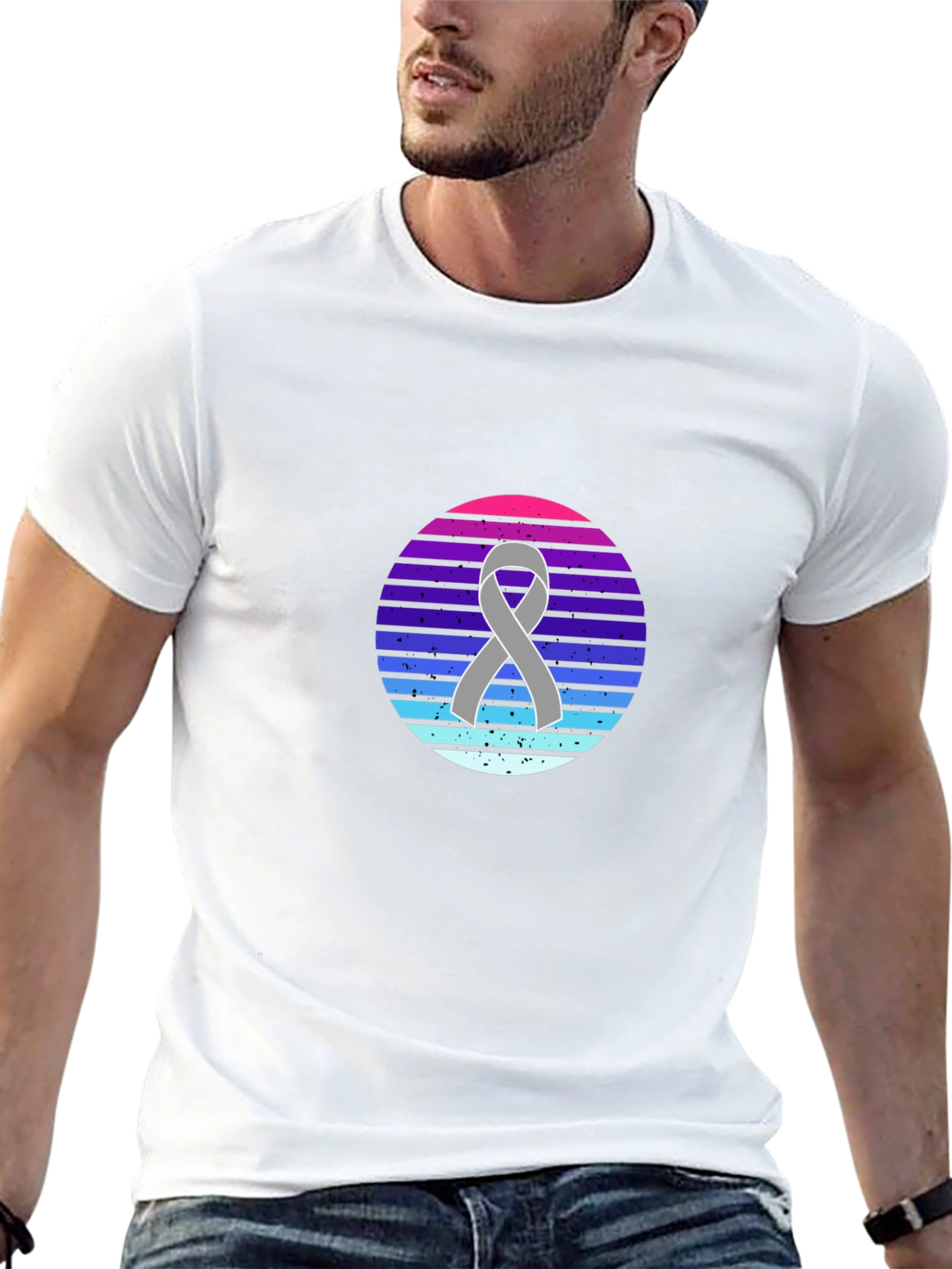 Retro Ribbon Graphic Tee