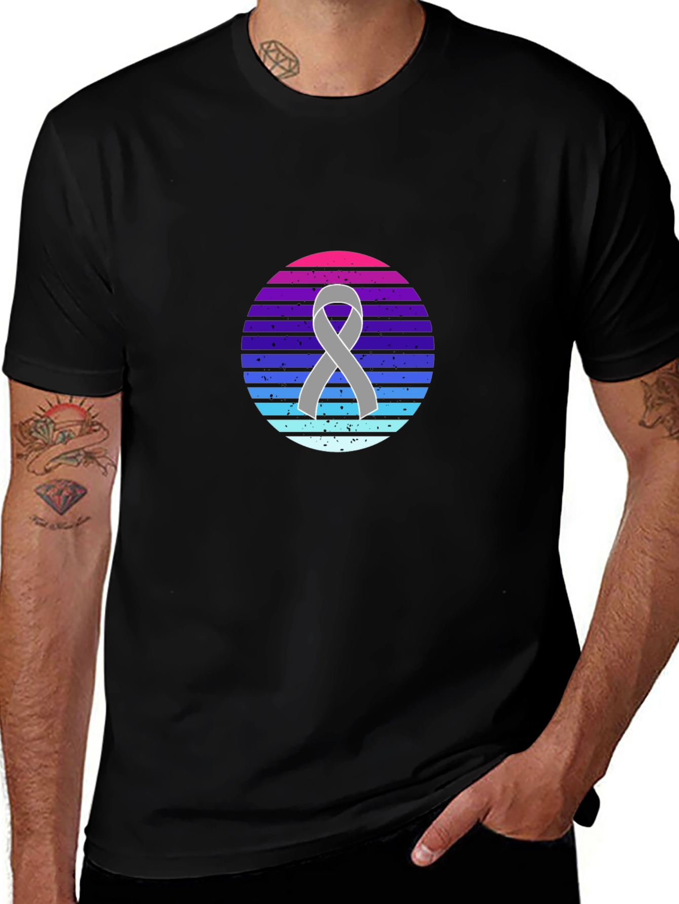 Retro Ribbon Graphic Tee