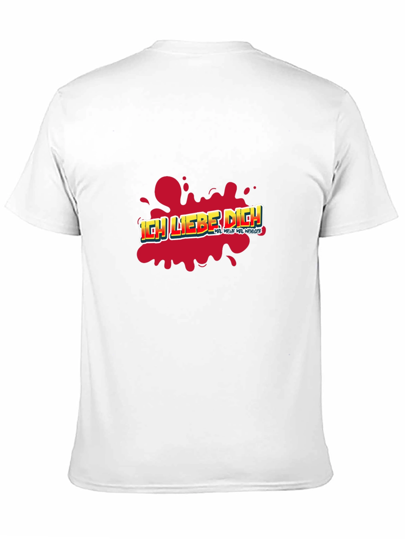 Ich Liebe Dich Graphic T-Shirt - Black