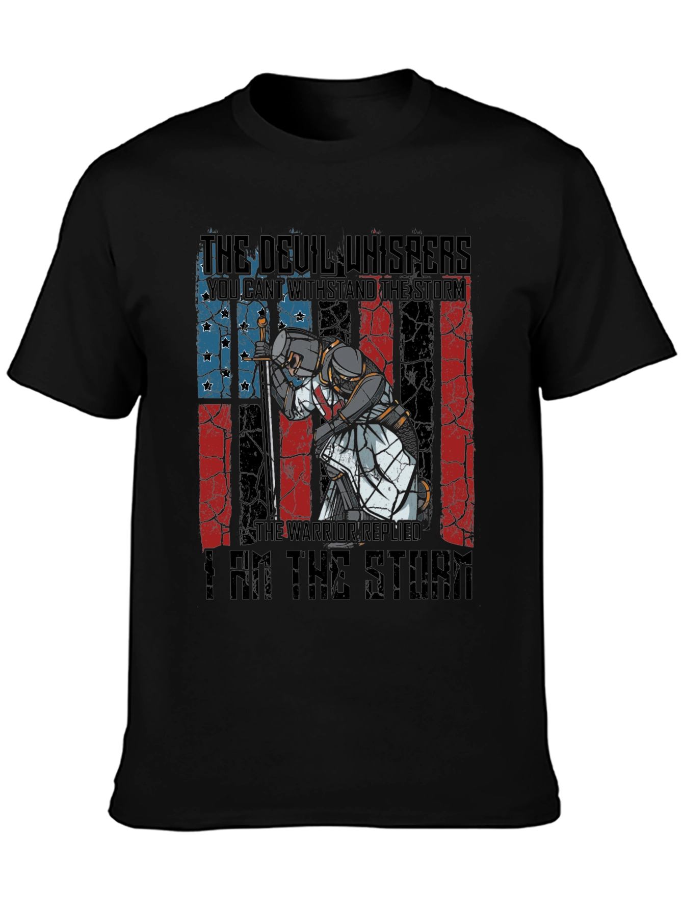 Devil Whispers Warrior Storm T-Shirt