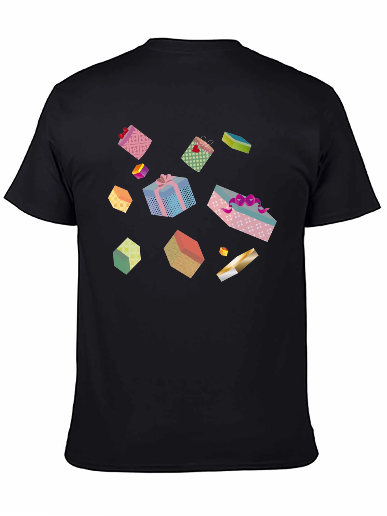 Fun Gift Box Pattern T-Shirt
