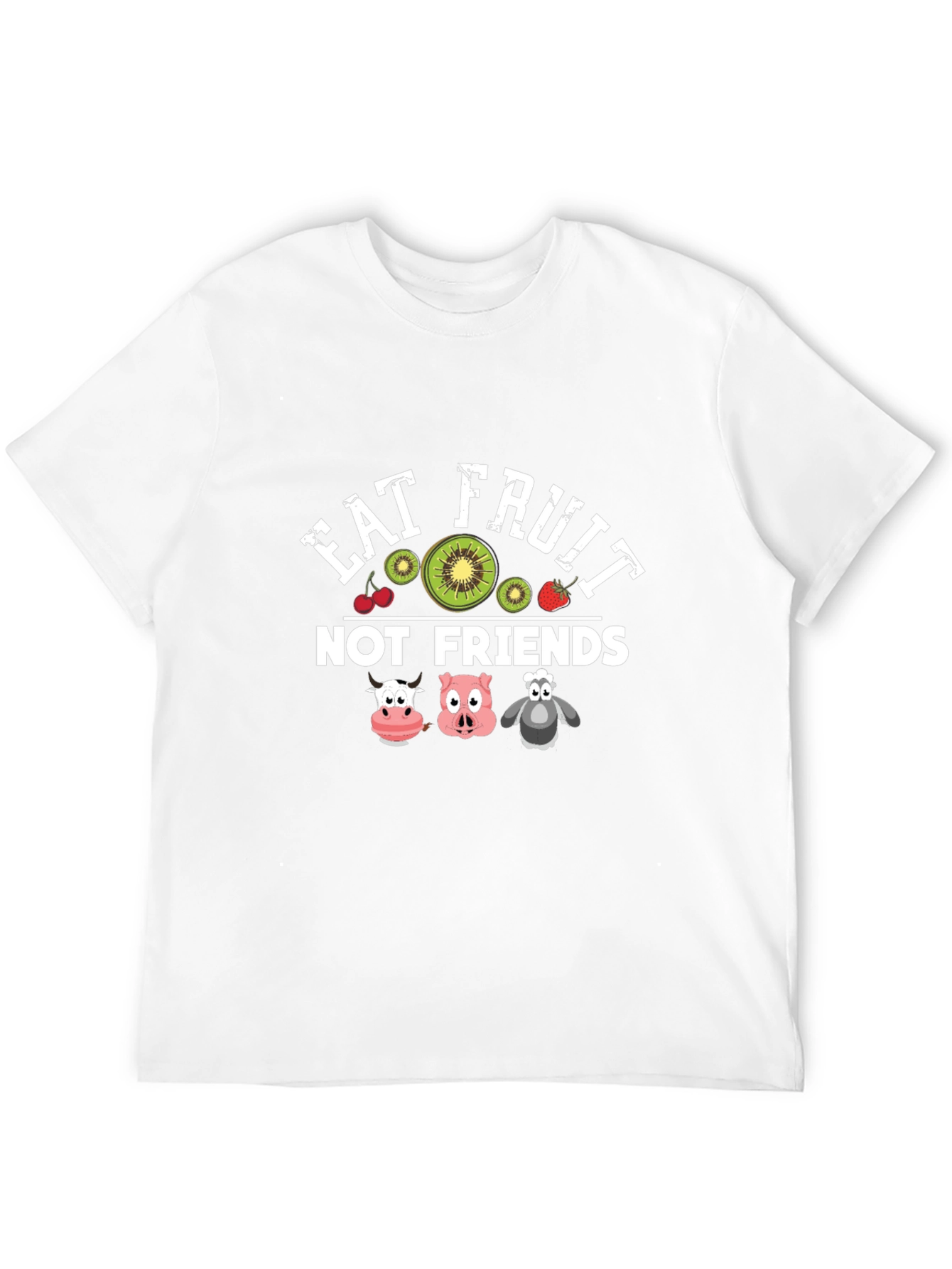 Eat Fruit Not Friends Vegan T-Shirt