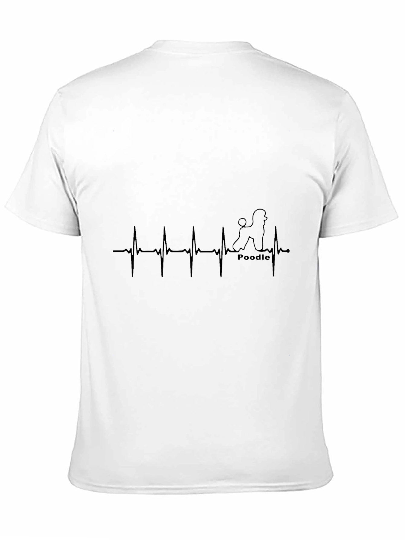 Poodle Heartbeat T-Shirt - Dog Lover Tee