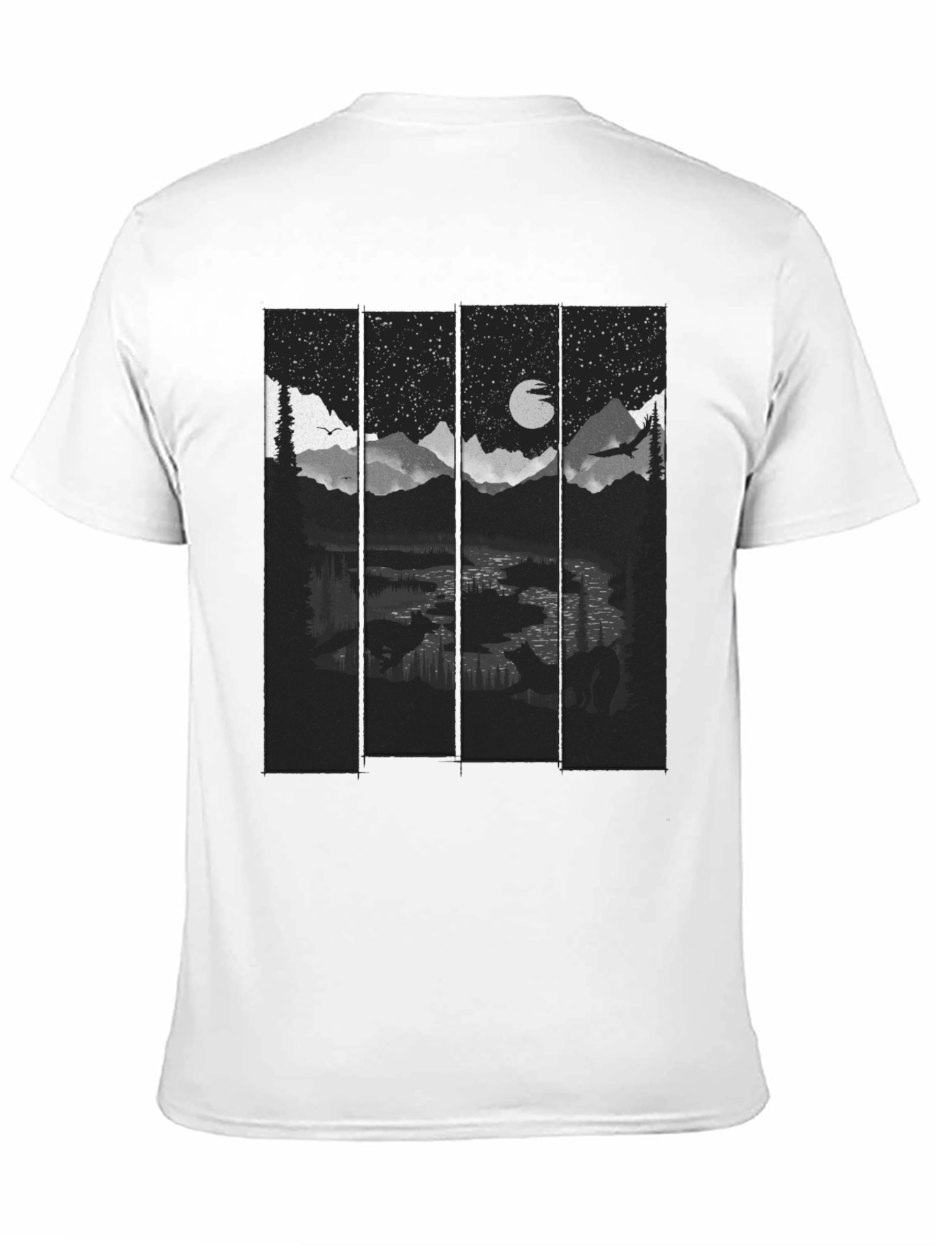 Night Landscape Graphic Tee - Stylish & Unique!