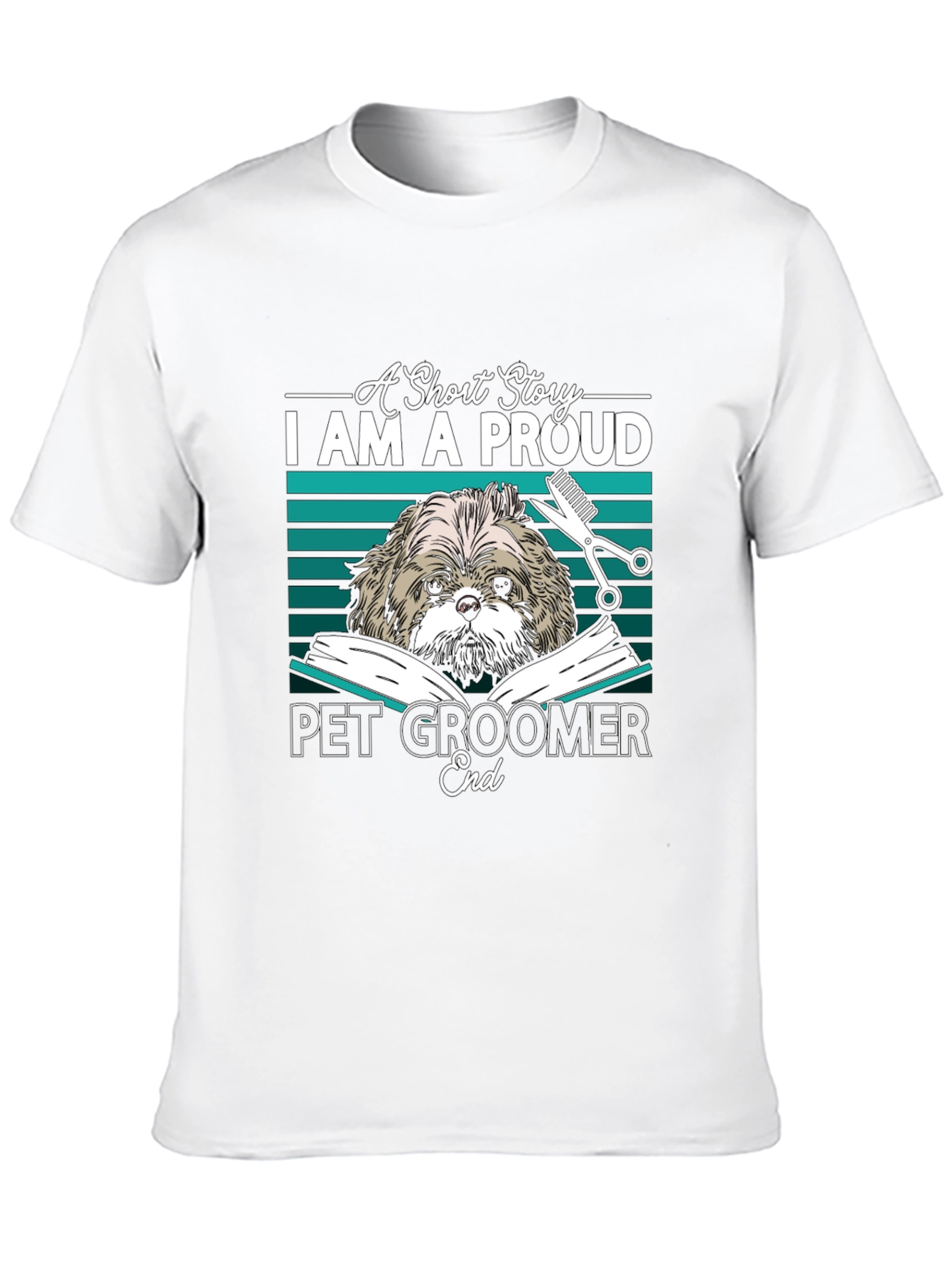 Proud Pet Groomer T-Shirt - Dog Lover Apparel