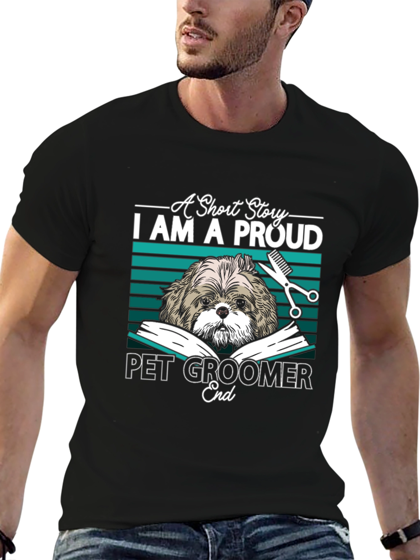 Proud Pet Groomer T-Shirt - Dog Lover Apparel