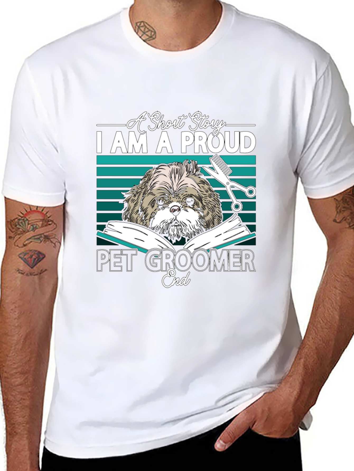 Proud Pet Groomer T-Shirt - Dog Lover Apparel