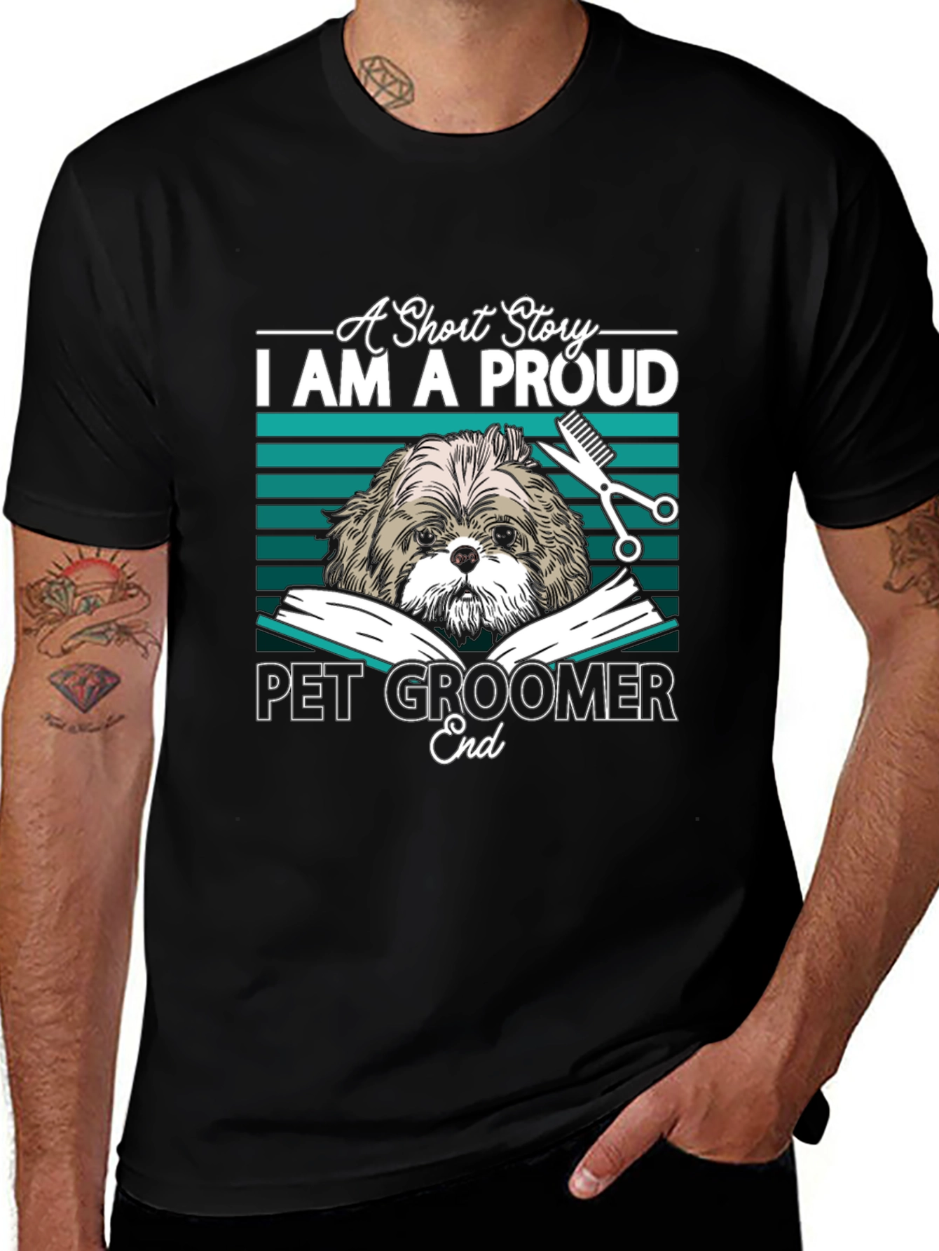 Proud Pet Groomer T-Shirt - Dog Lover Apparel