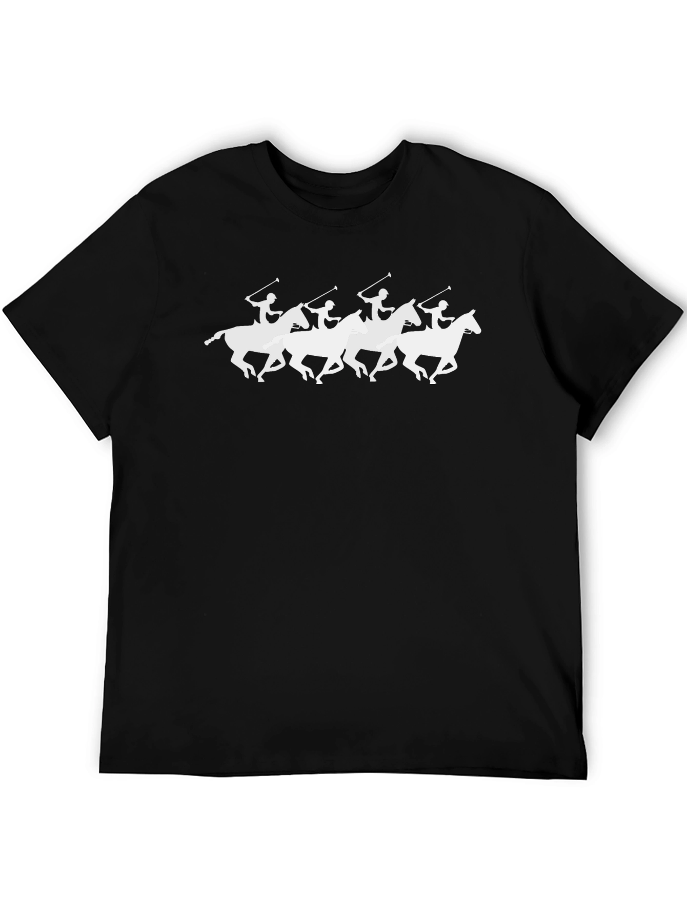 Polo Player Graphic Tee - Classic Black T-Shirt