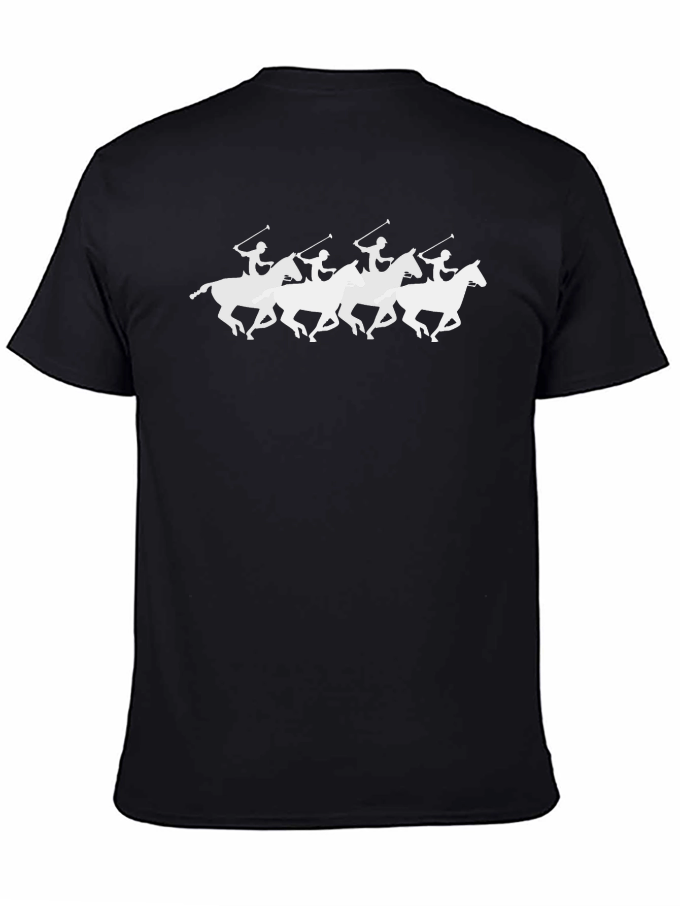 Polo Player Graphic Tee - Classic Black T-Shirt
