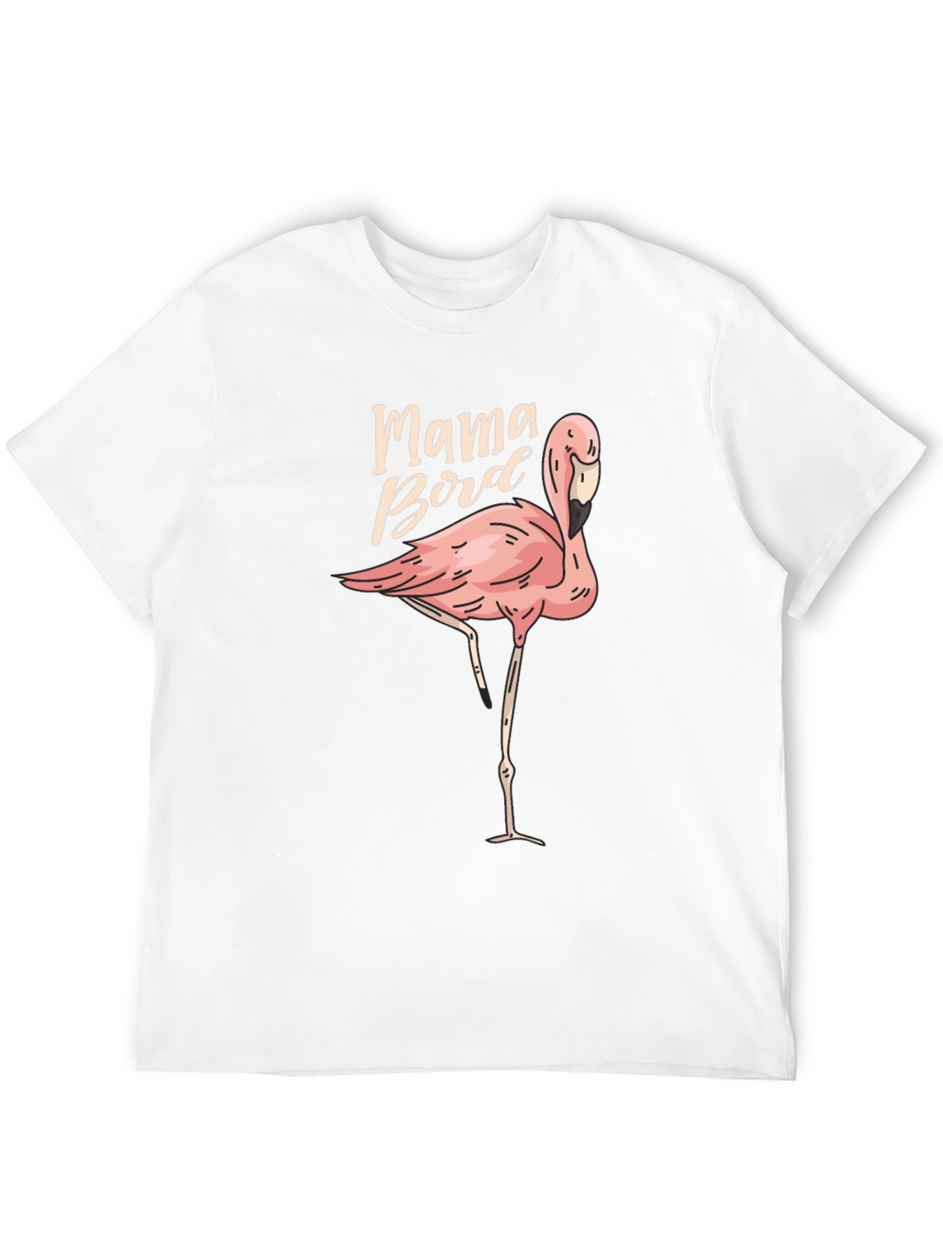 Mama Bird Flamingo Graphic Tee