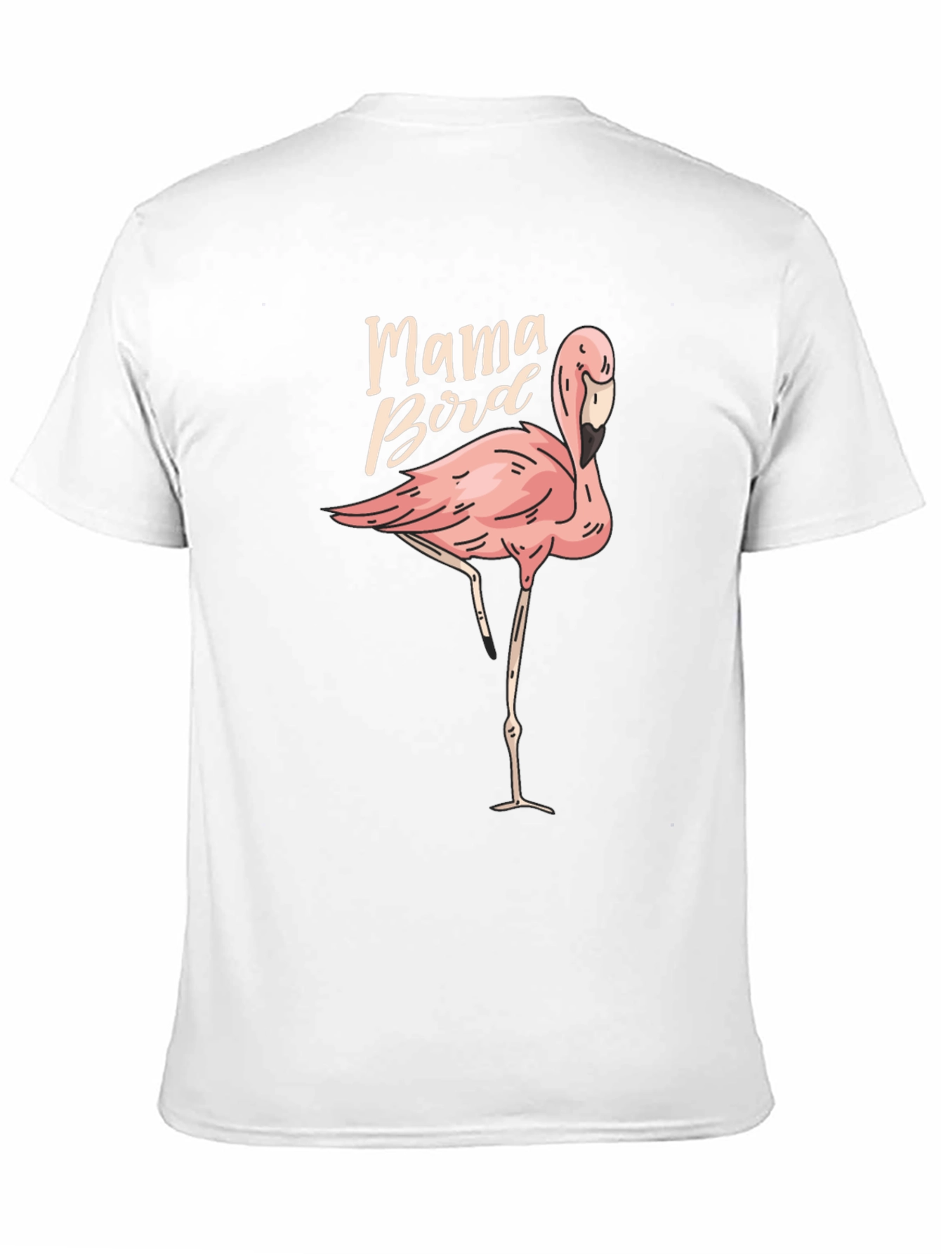 Mama Bird Flamingo Graphic Tee
