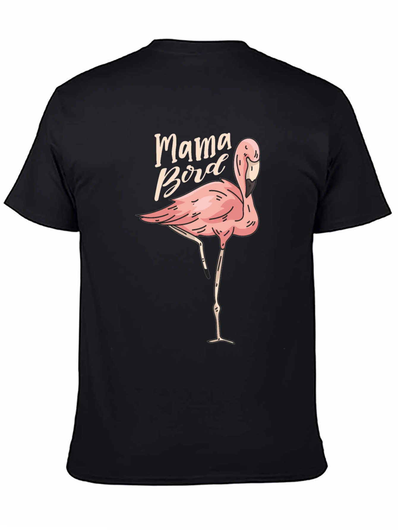 Mama Bird Flamingo Graphic Tee