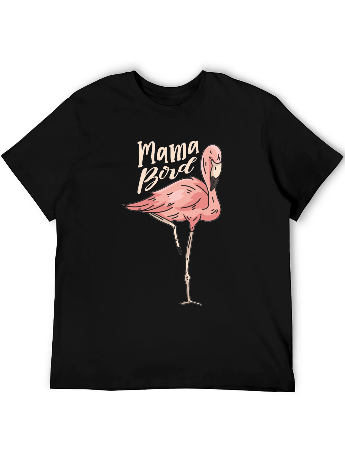 Mama Bird Flamingo Graphic Tee