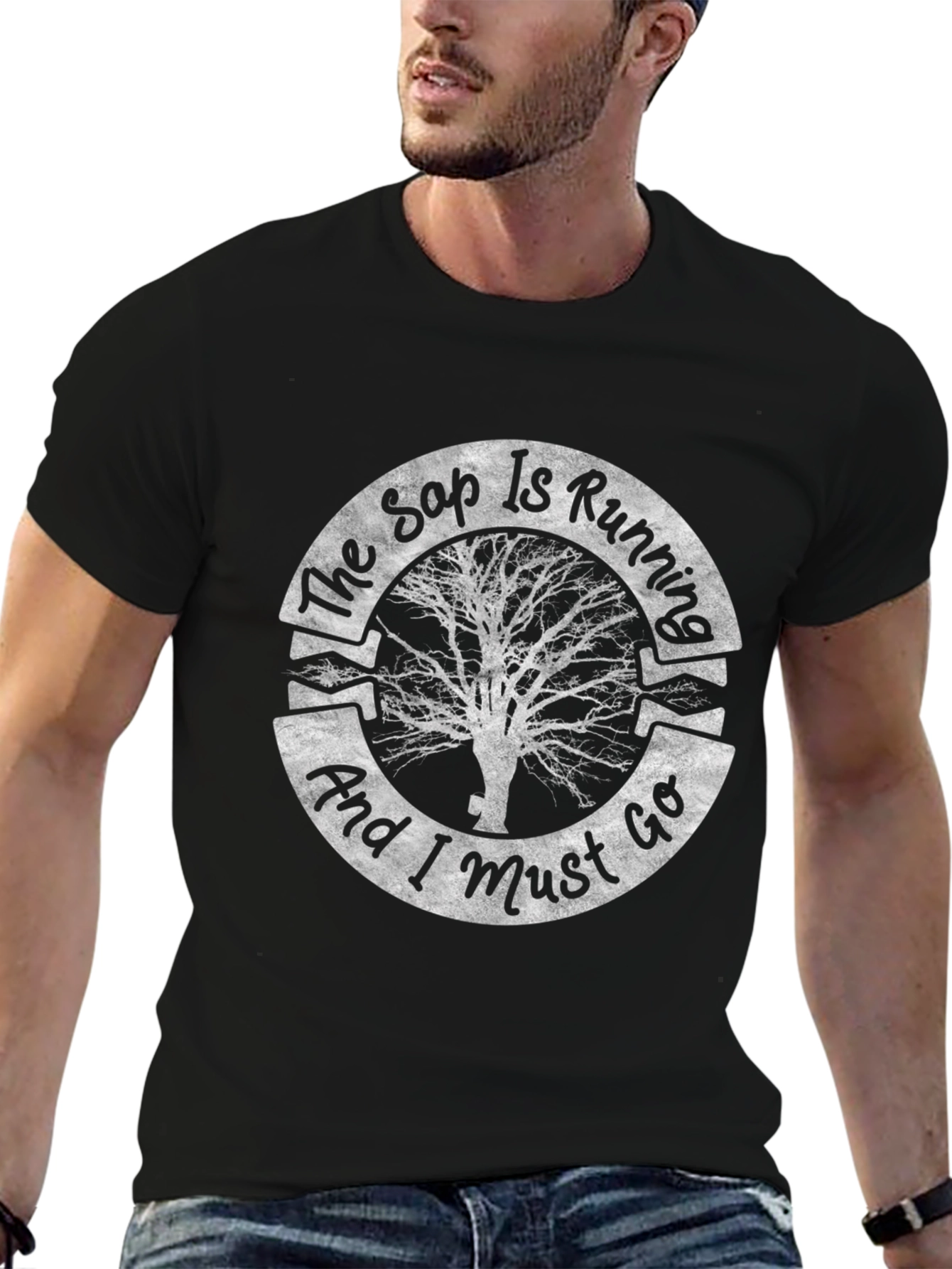 The Sop is Running Tree Graphic Tee