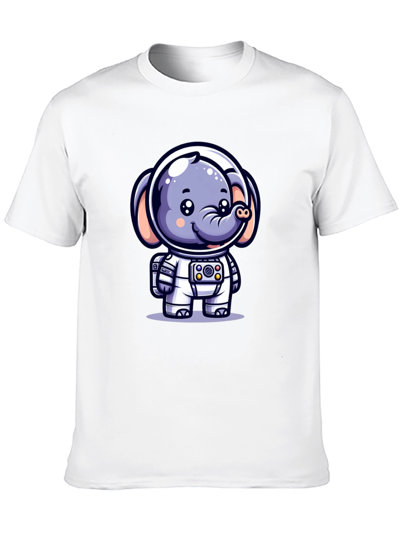 Cute Astronaut Elephant T-Shirt