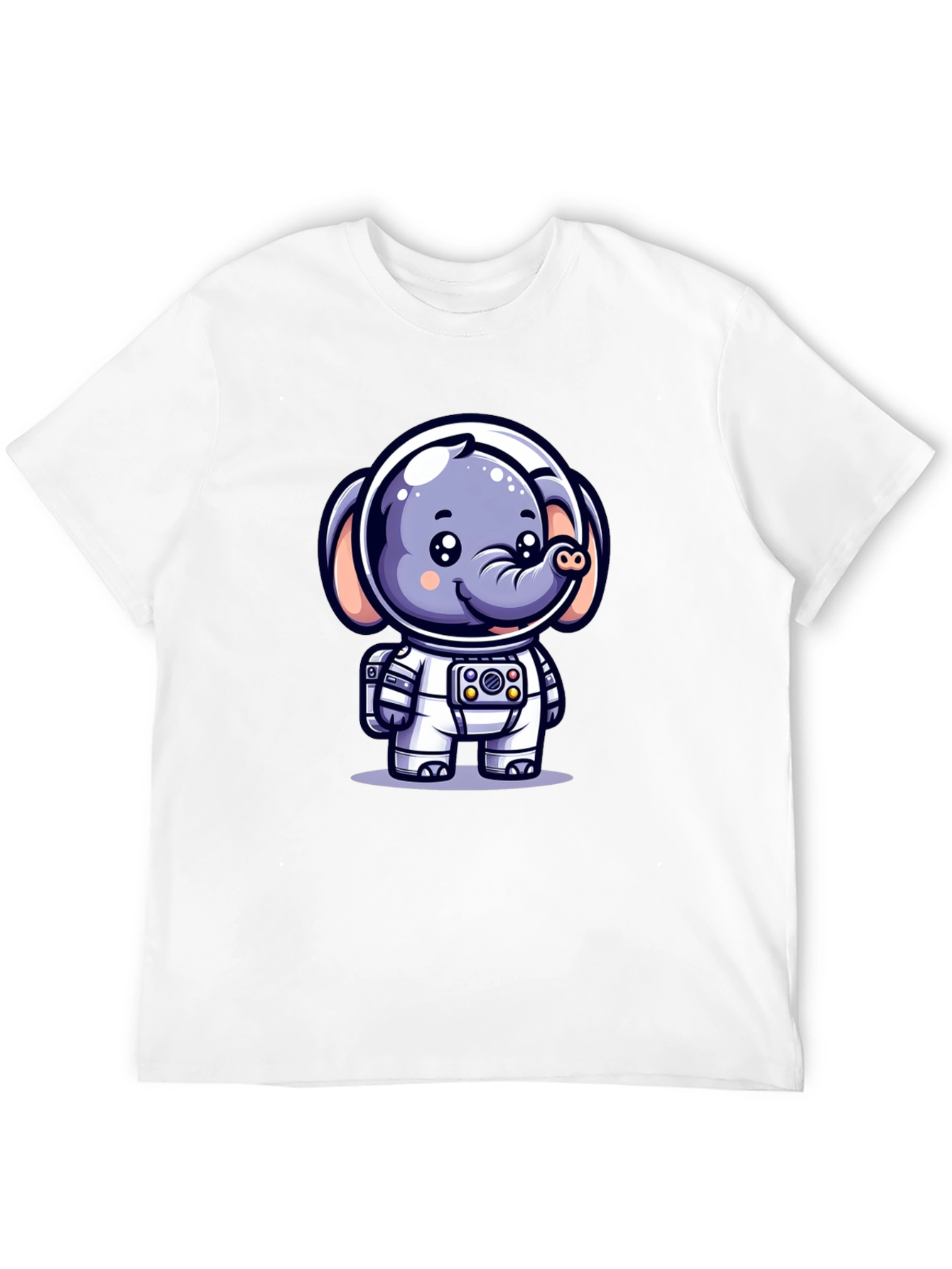 Cute Astronaut Elephant T-Shirt